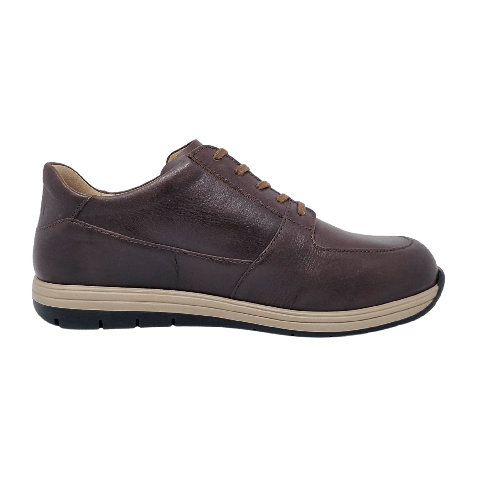 Finn Comfort Vernon Men's Comfort Shoes, Stylish Brown Leather