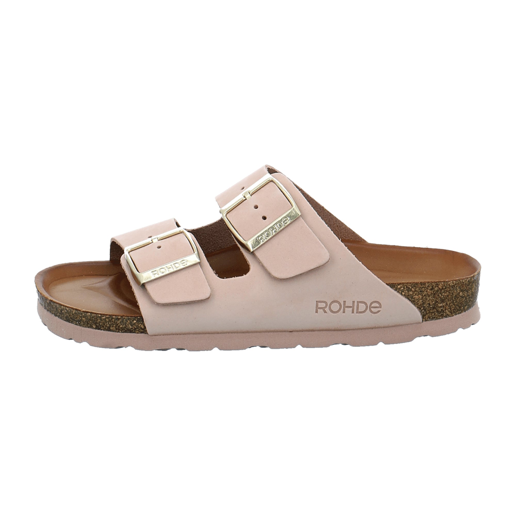 Rohde Alba Women's Pink Leather Sandals Open Toe Spring Summer Shoes