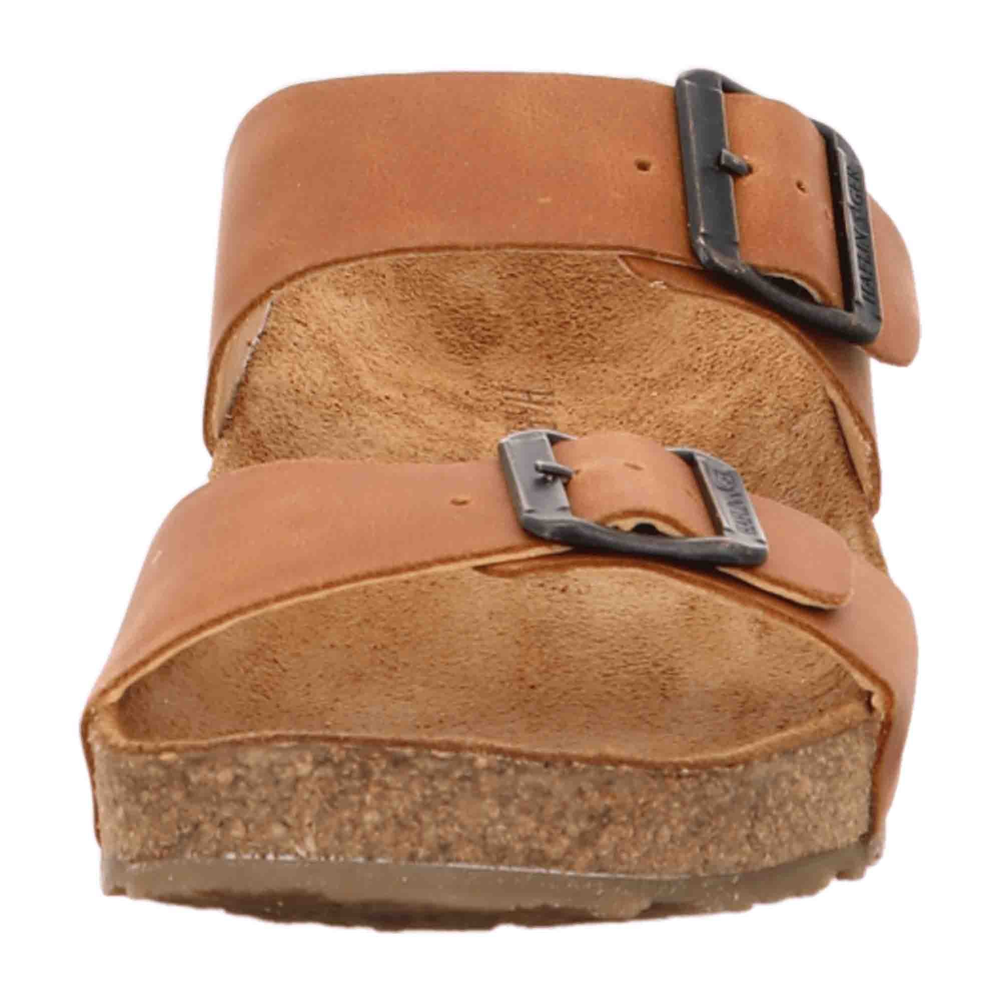 Haflinger Women's Classic Brown Slippers - Stylish & Durable Footwear