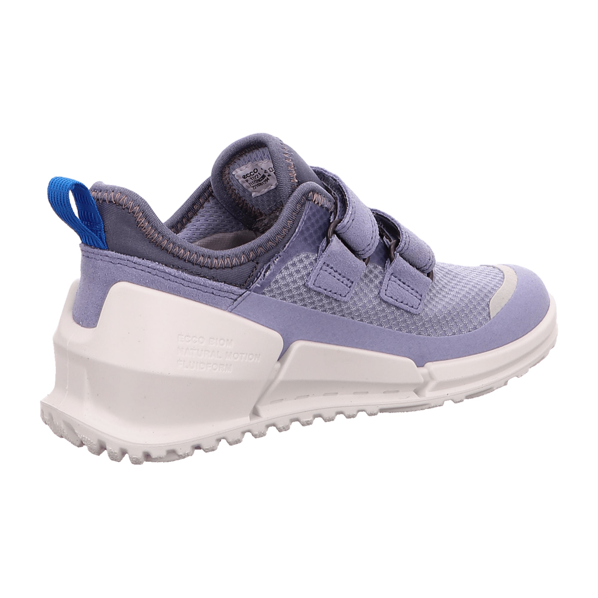 Ecco Biom Kids Gore-Tex Shoes - Durable, Waterproof, Blue with Purple Highlights, Velcro Closure - 711732