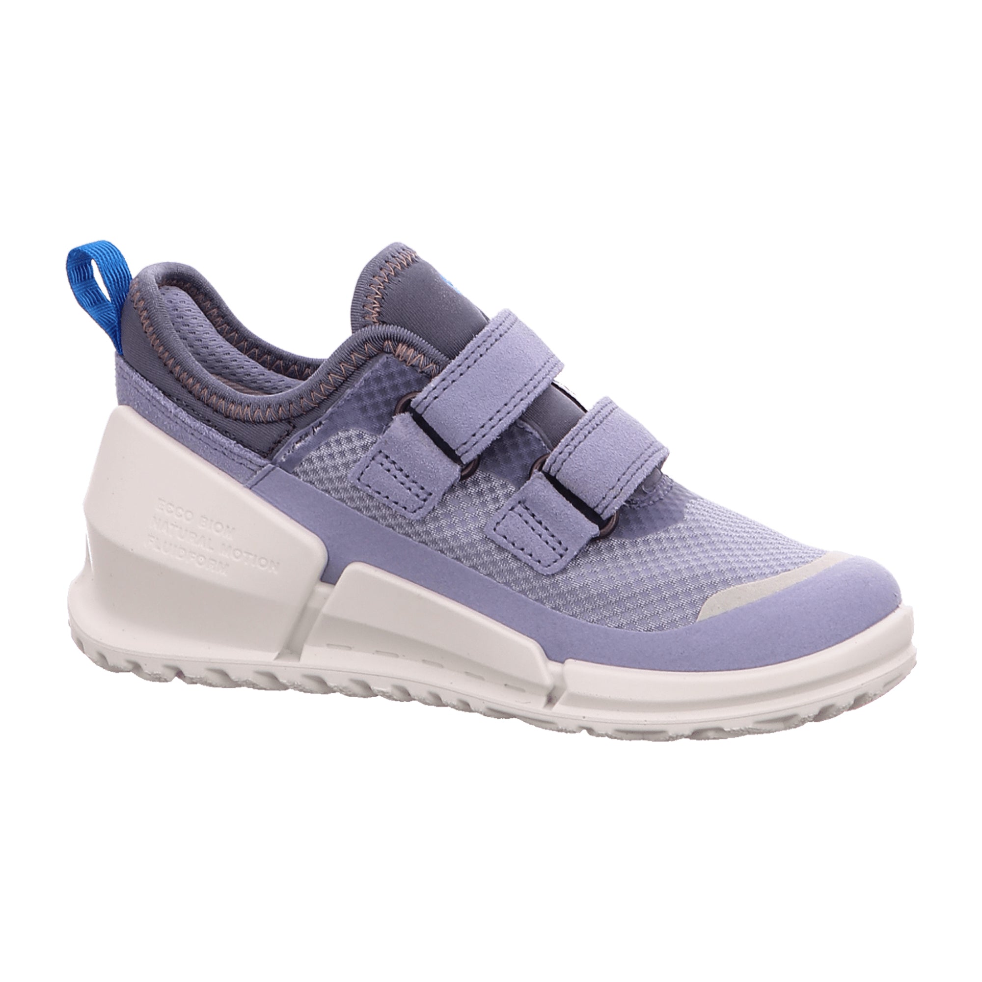 Ecco Biom Kids Gore-Tex Shoes - Durable, Waterproof, Blue with Purple Highlights, Velcro Closure - 711732