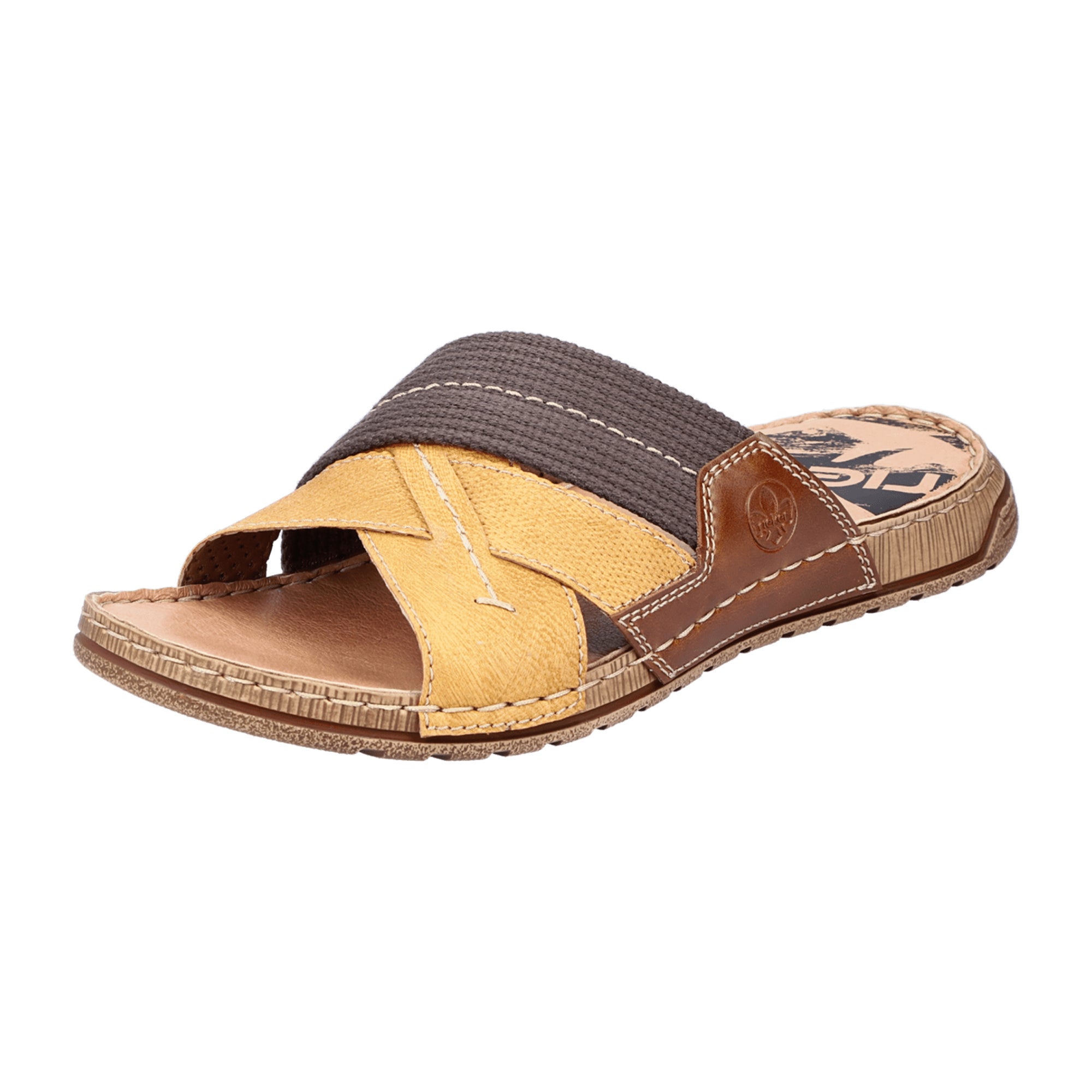 Rieker Comfortable Yellow Sandals for Men Available Online Fast Shipping