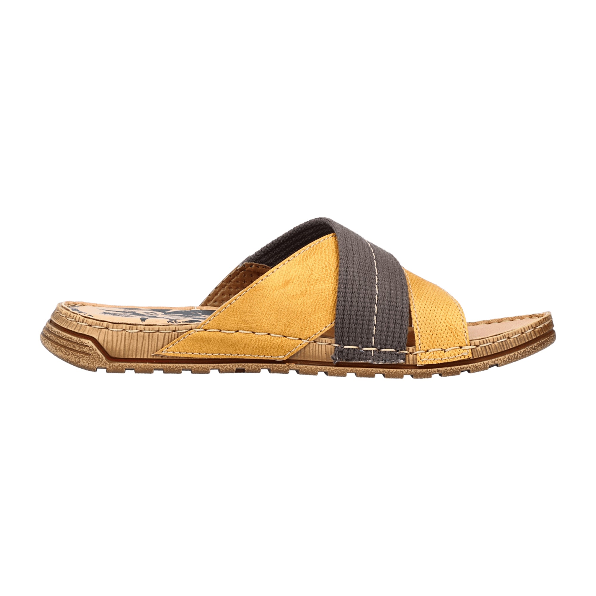 Rieker Comfortable Yellow Sandals for Men Available Online Fast Shipping