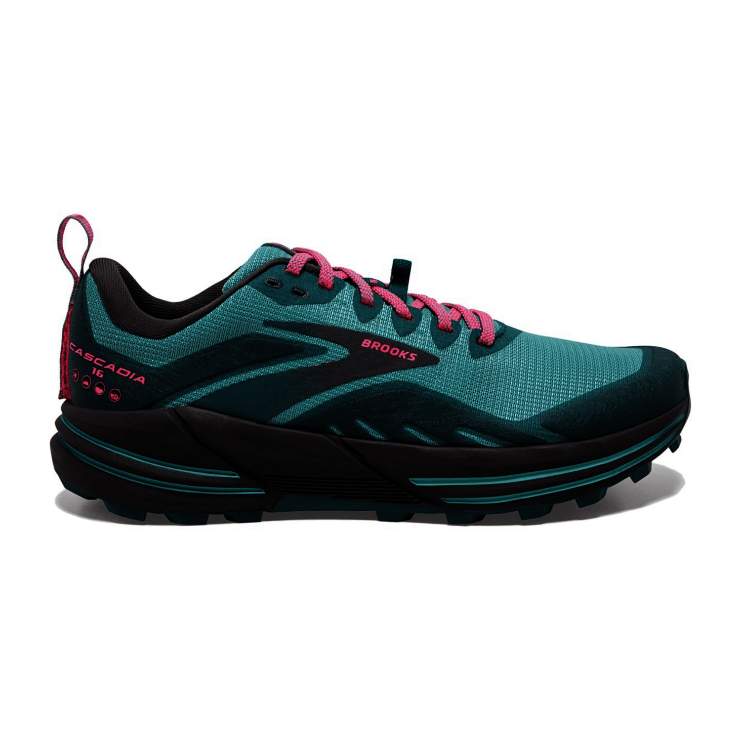 Brooks Cascadia 16 Women's Running Shoes Green Synthetik Textile