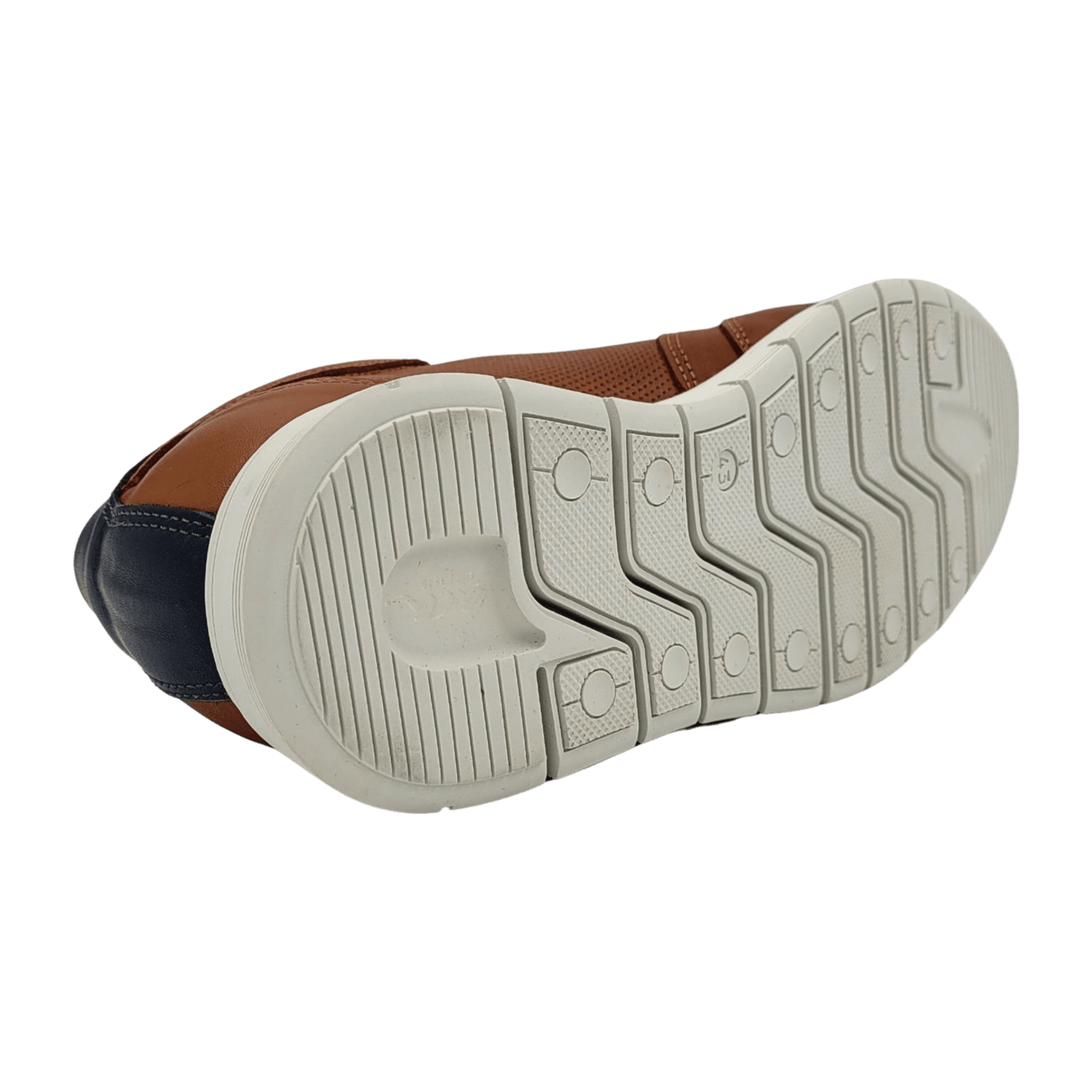 ARA Men's Brown Smooth Leather High-Top Lace-Up Shoes with Round Toe, Rubber Sole, and Cold-Weather Lining
