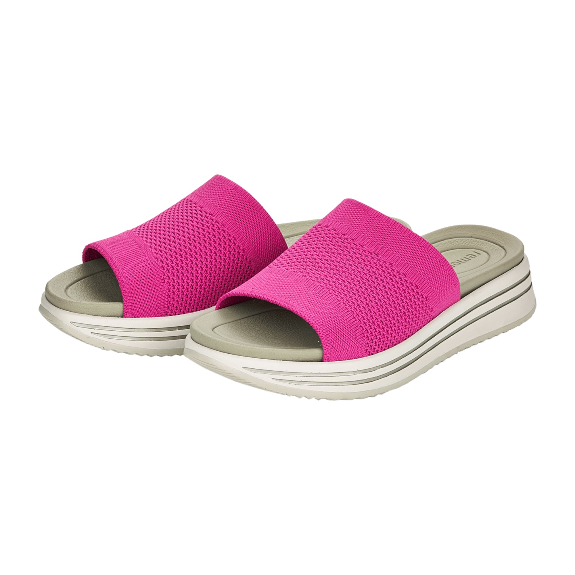 Remonte Women's Pink Sandals Slip-On Lightweight Comfortable Summer Shoes