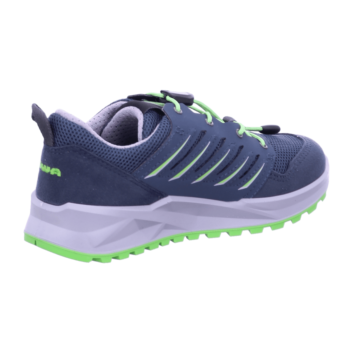 LOWA Axos GTX LO Junior Kids Trekking Shoes - Breathable Blue Green