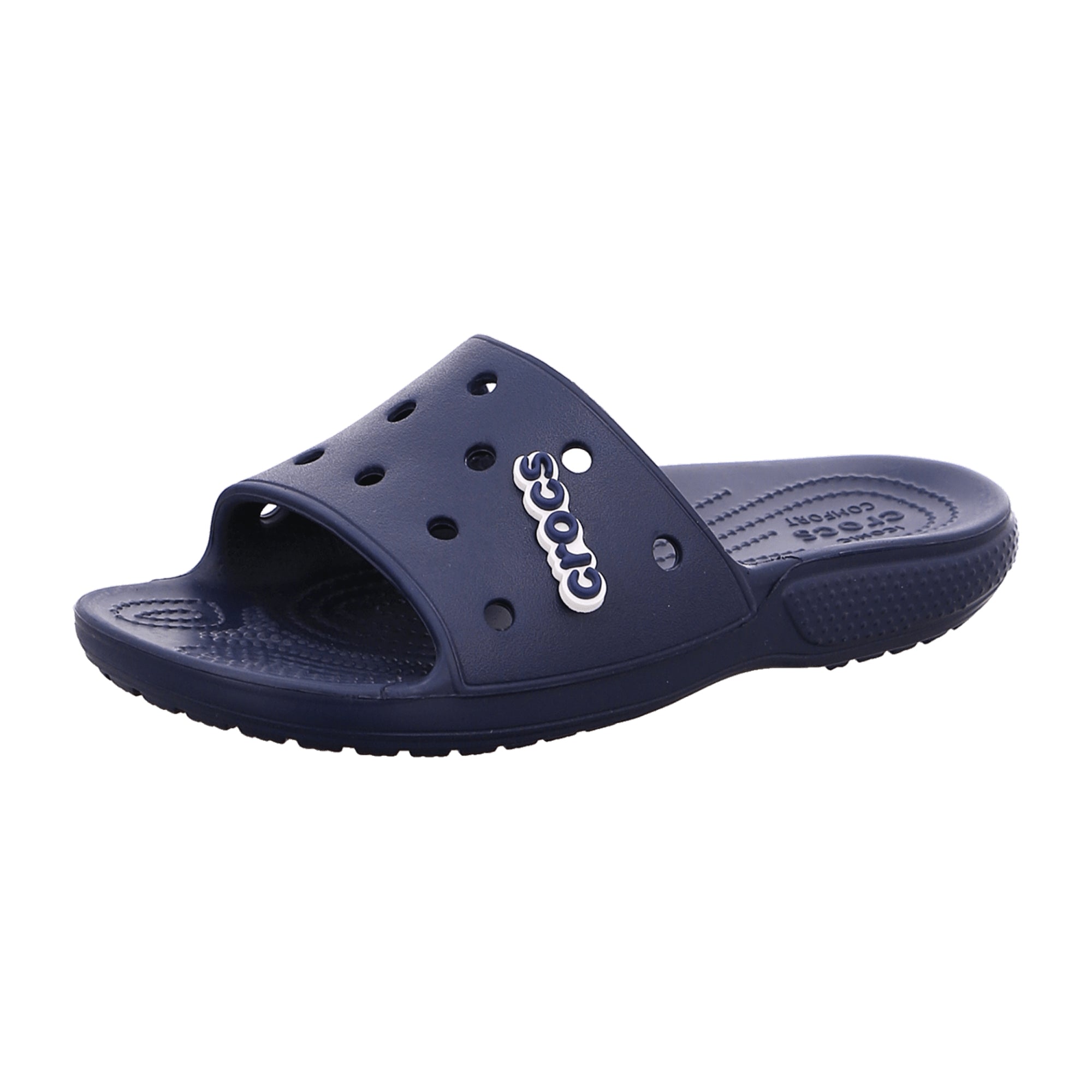 Crocs Men's Slide Sandals in Blue - Comfortable & Stylish Beach Footwear