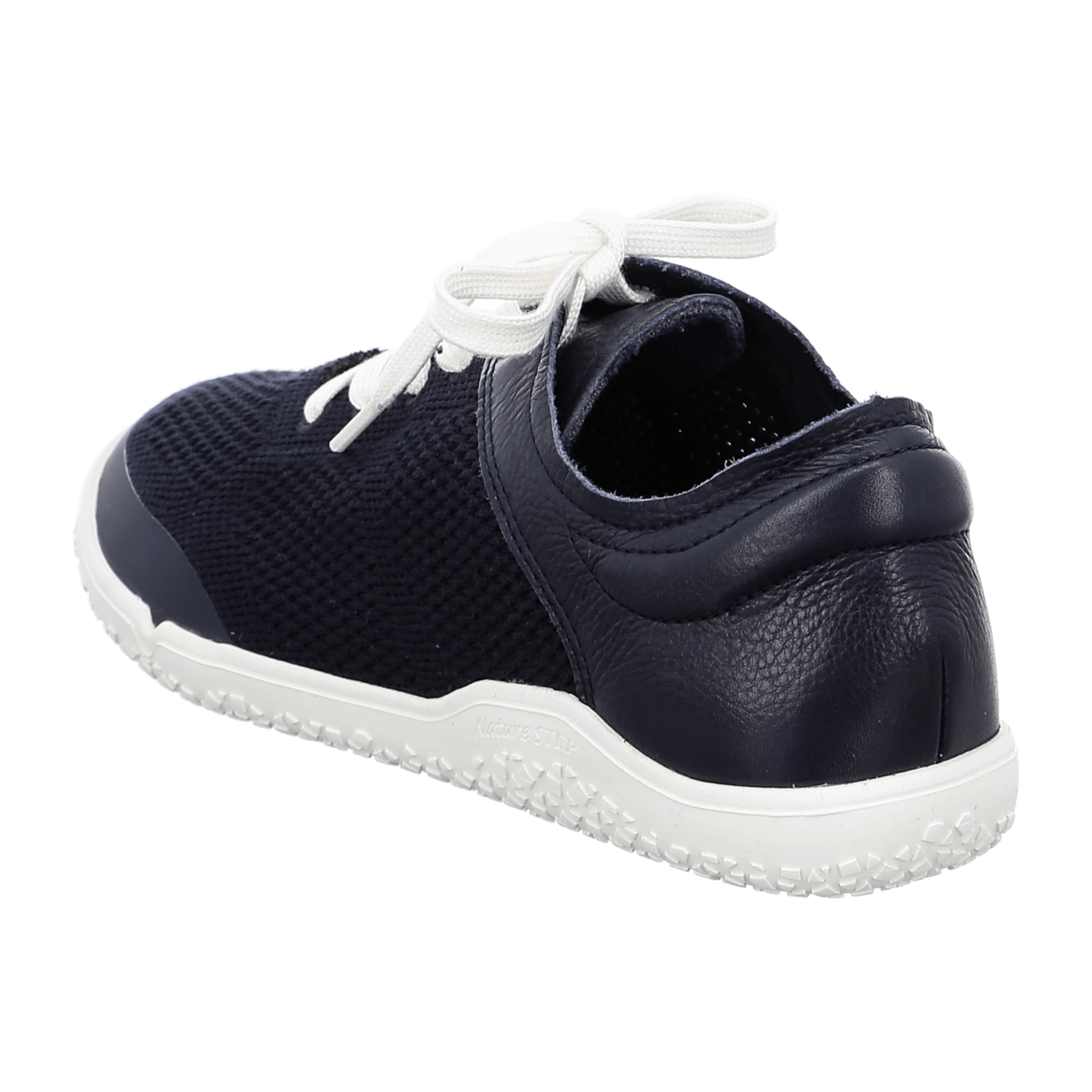 ARA Nature Sneaker for Women - Blue Lace-Up Suede and Textile Sneakers with Rubber Sole