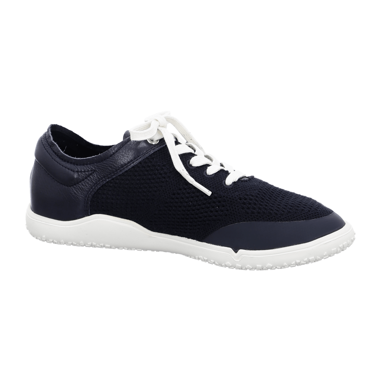ARA Nature Sneaker for Women - Blue Lace-Up Suede and Textile Sneakers with Rubber Sole