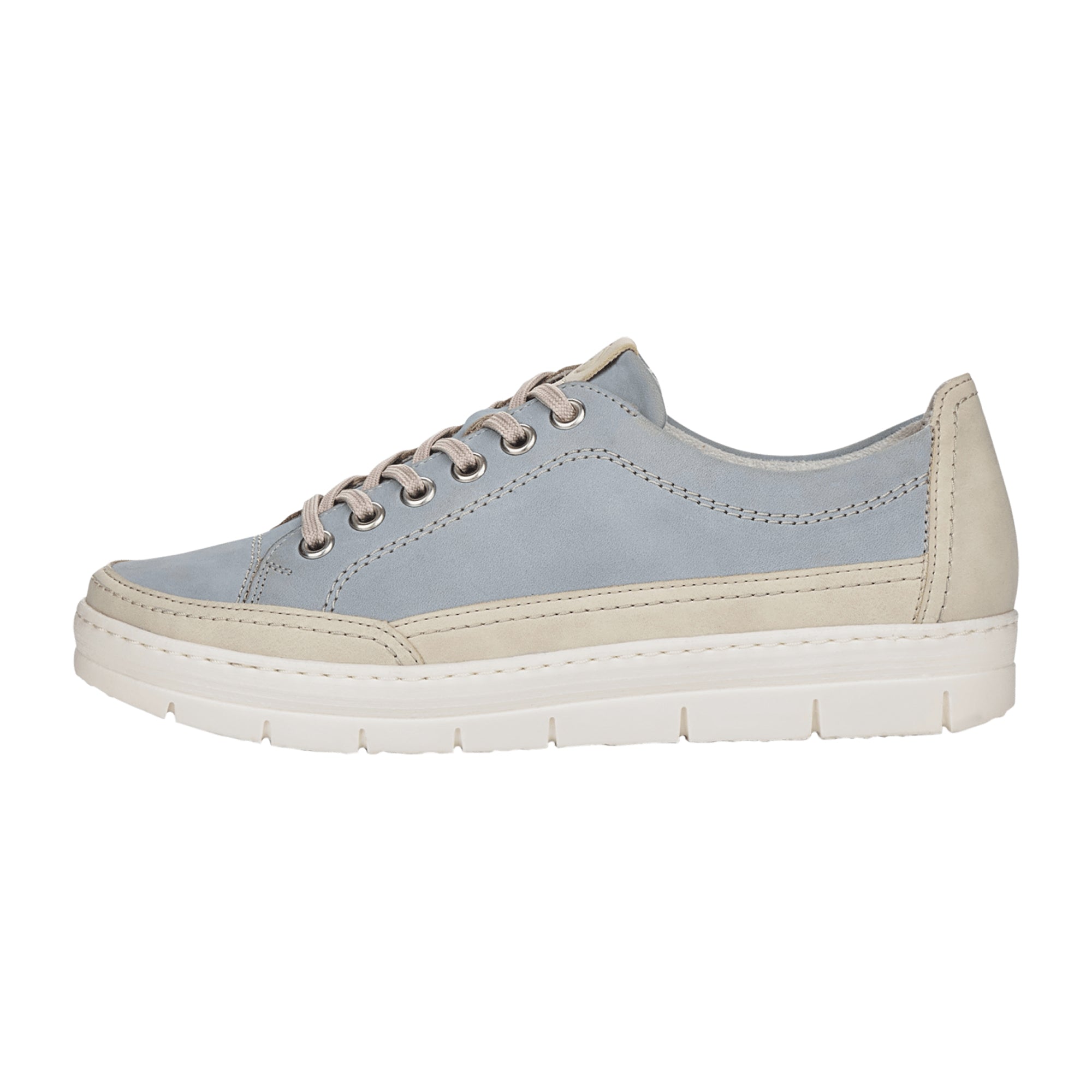 Remonte Women's Comfortable Lace-Up Shoes Blue