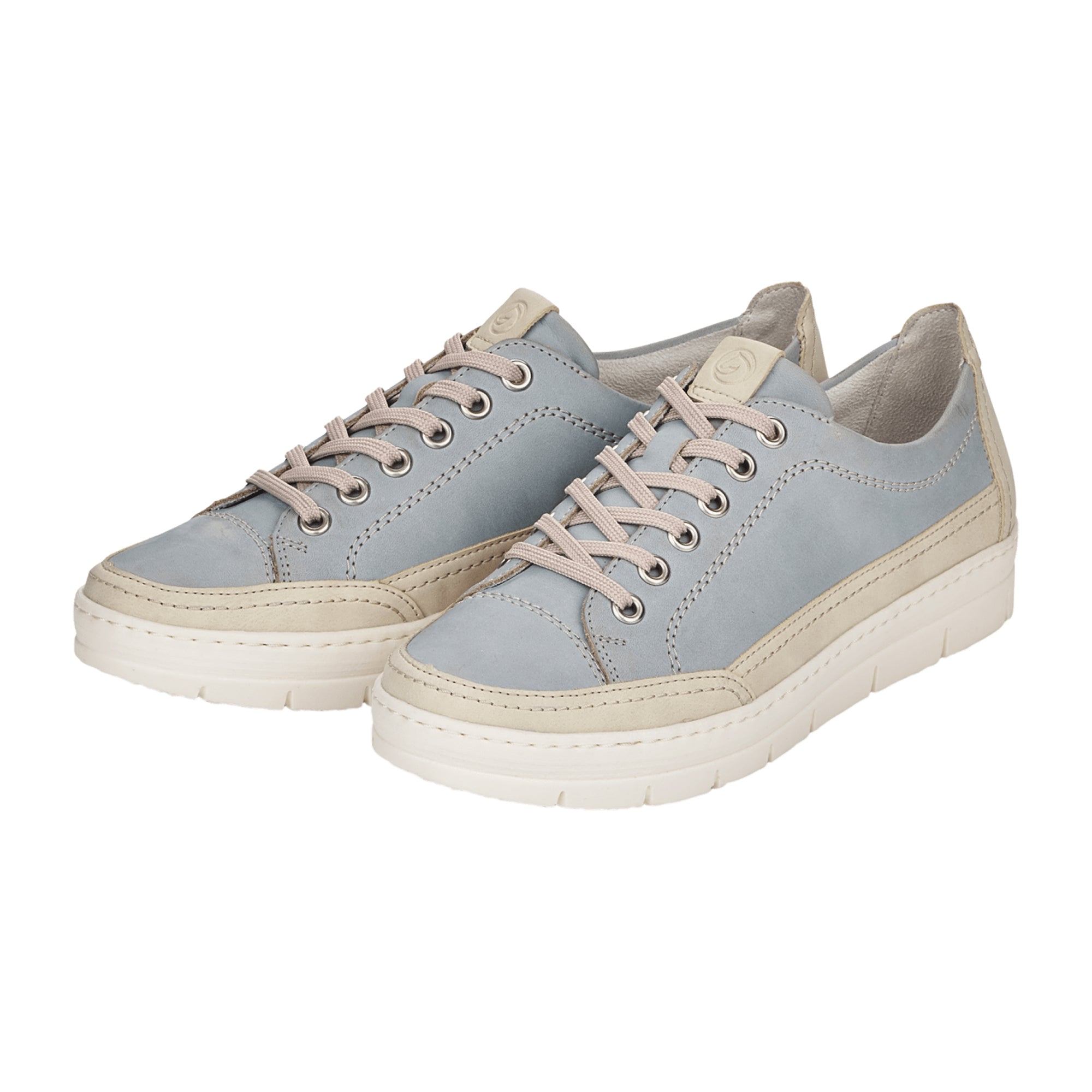 Remonte Women's Comfortable Lace-Up Shoes Blue
