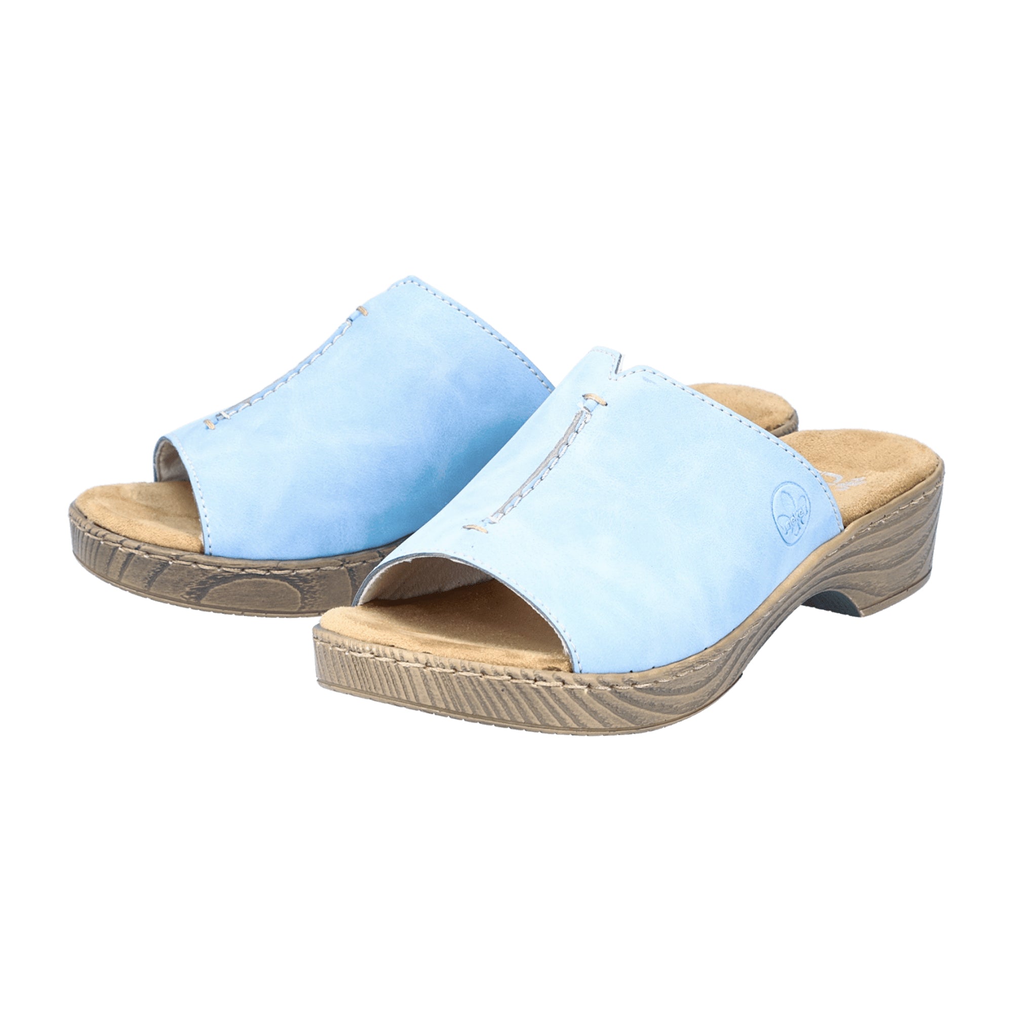 Rieker FSK Women's Blue Sandals for Spring and Summer