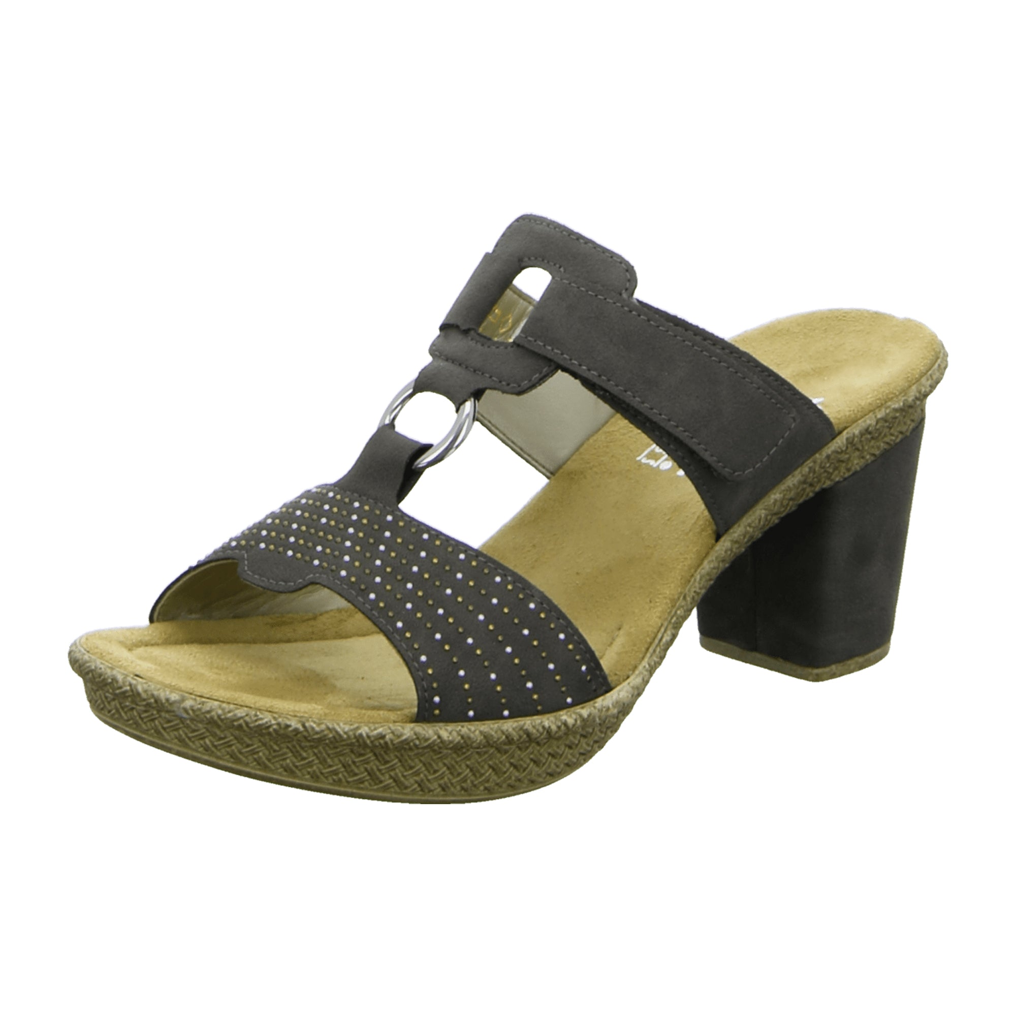 Rieker FSK Gray Women's Sandals Comfortable Stylish Footwear for Summer