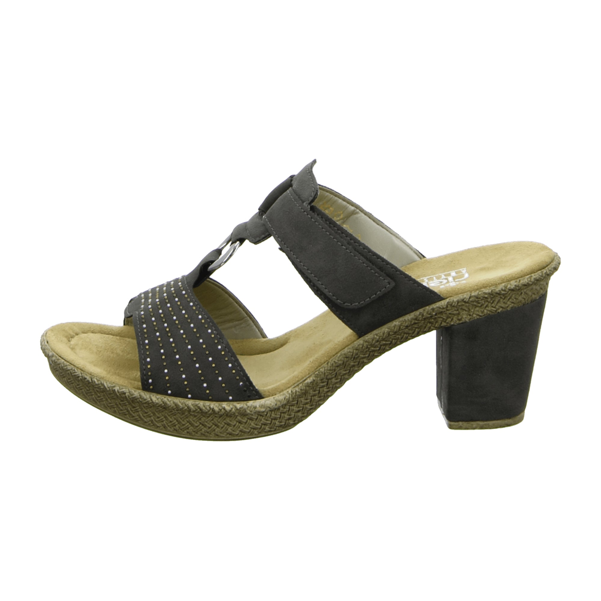 Rieker FSK Gray Women's Sandals Comfortable Stylish Footwear for Summer