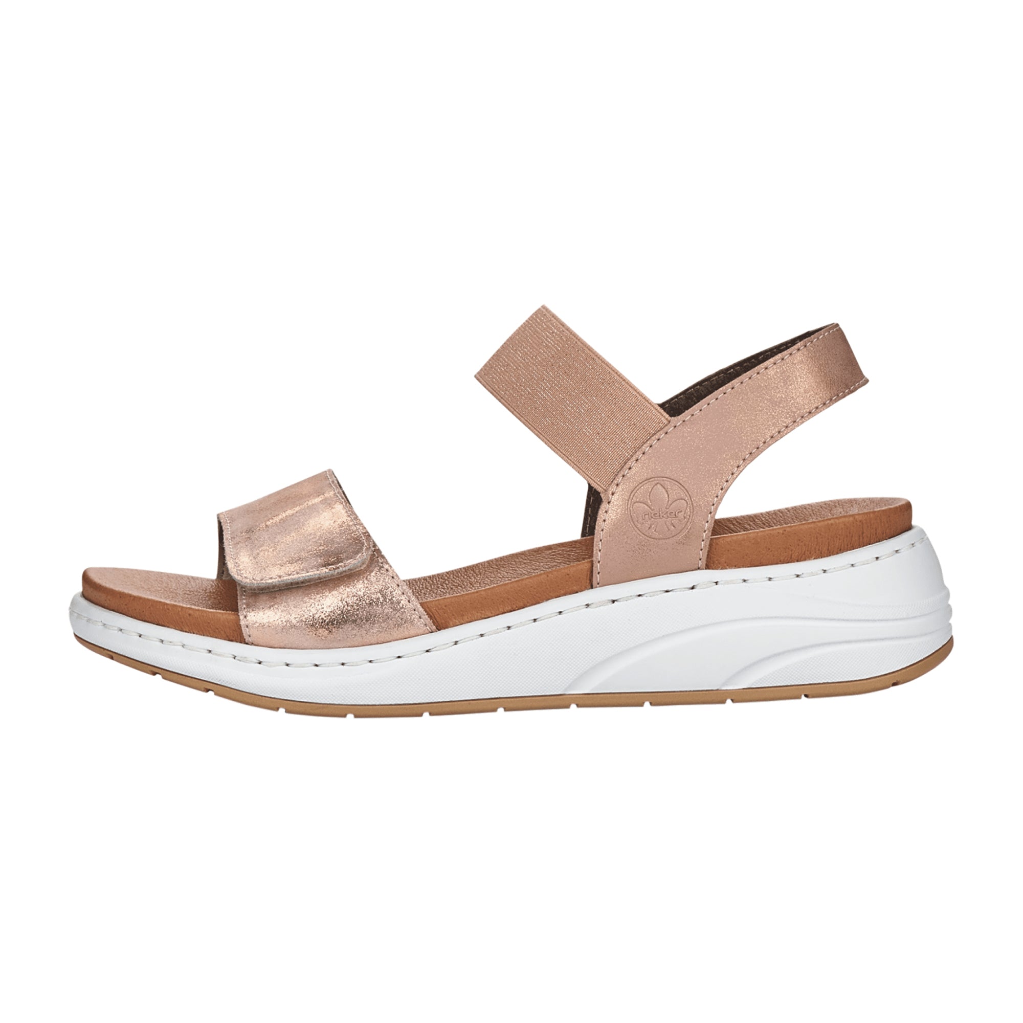 Rieker FSK Women's Sandals in Pink Comfortable Spring Summer Footwear