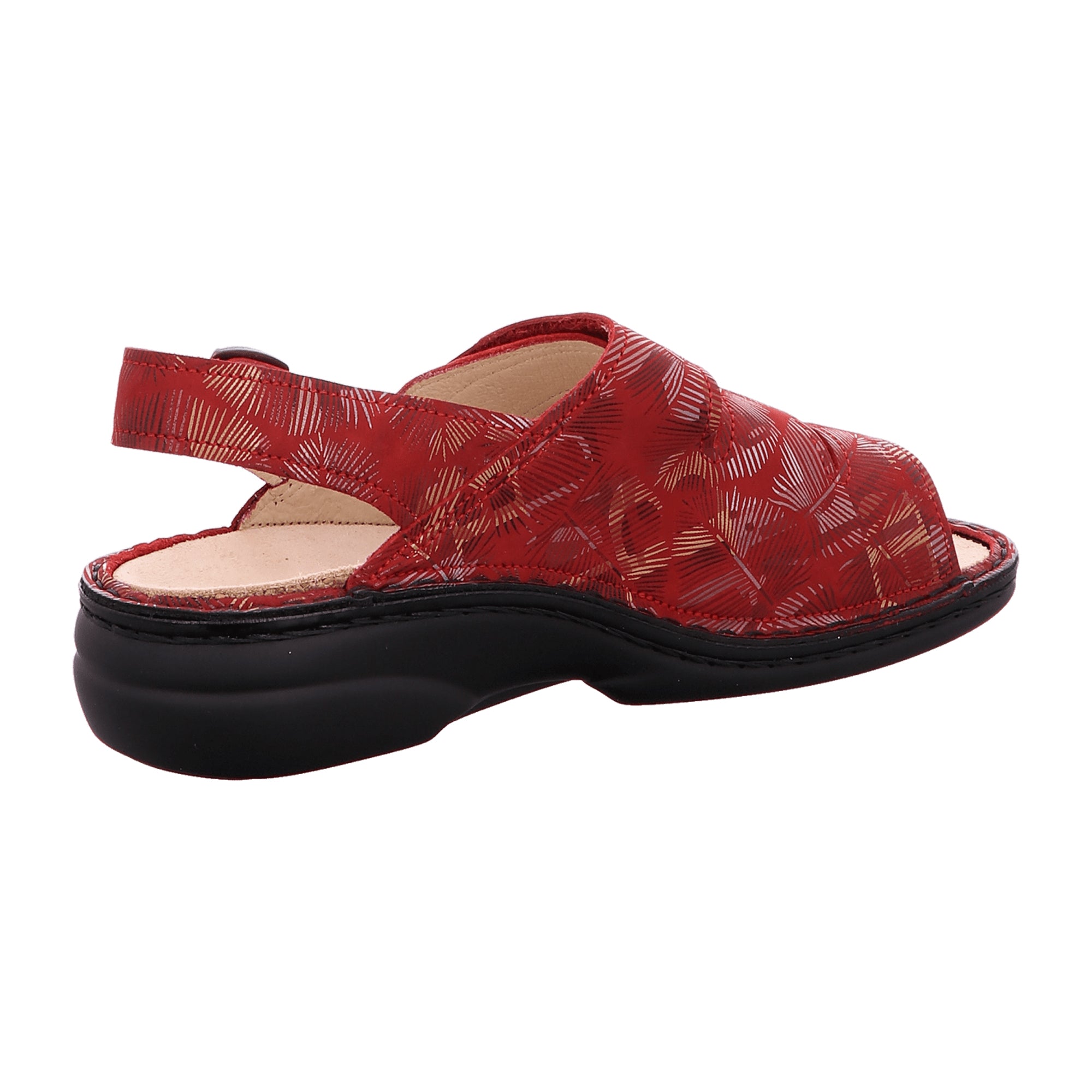 Finn Comfort Saloniki Women's Sandals - Vibrant Red, Comfortable and Stylish