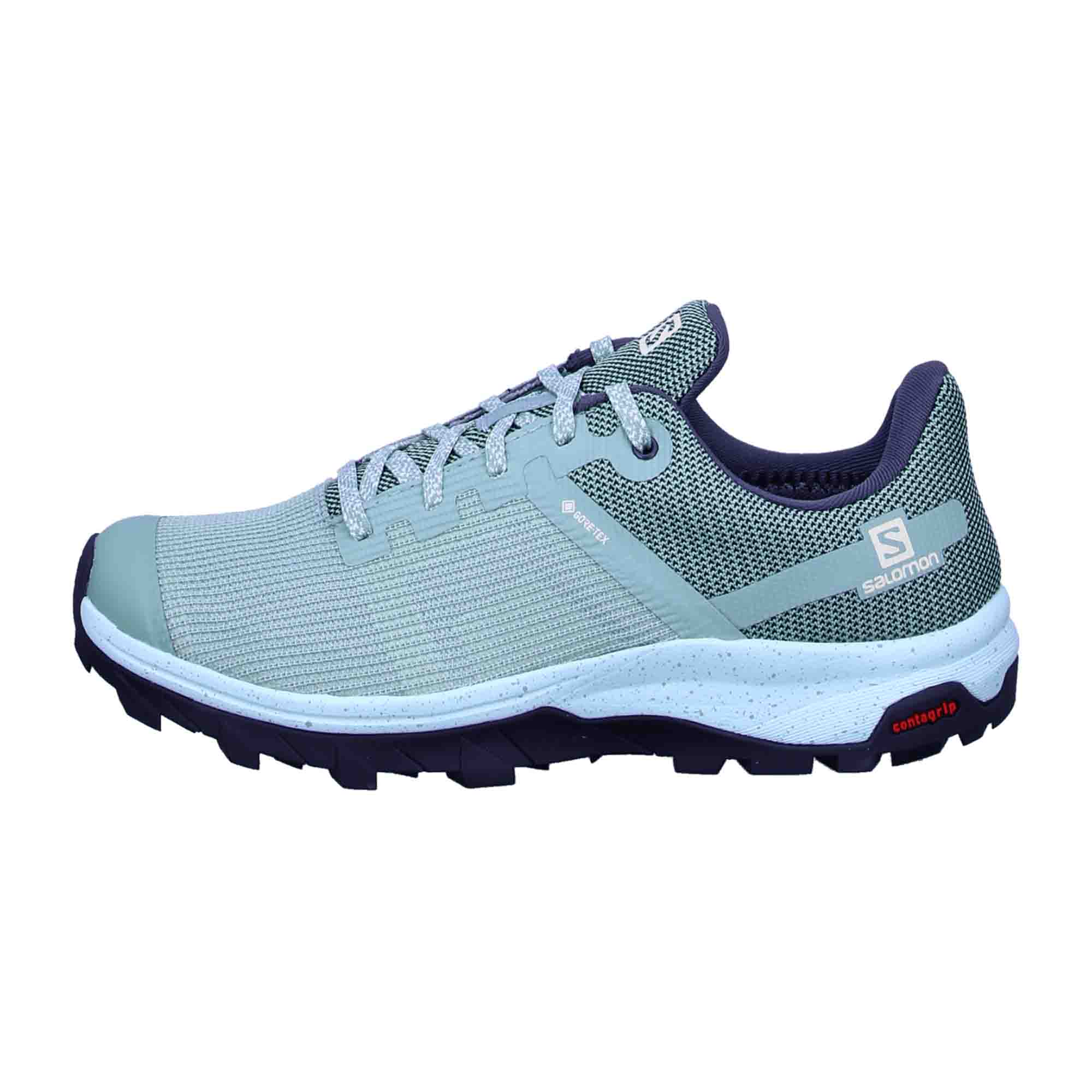 Salomon OUTline Prism GTX W Granite for women, turquoise, shoes