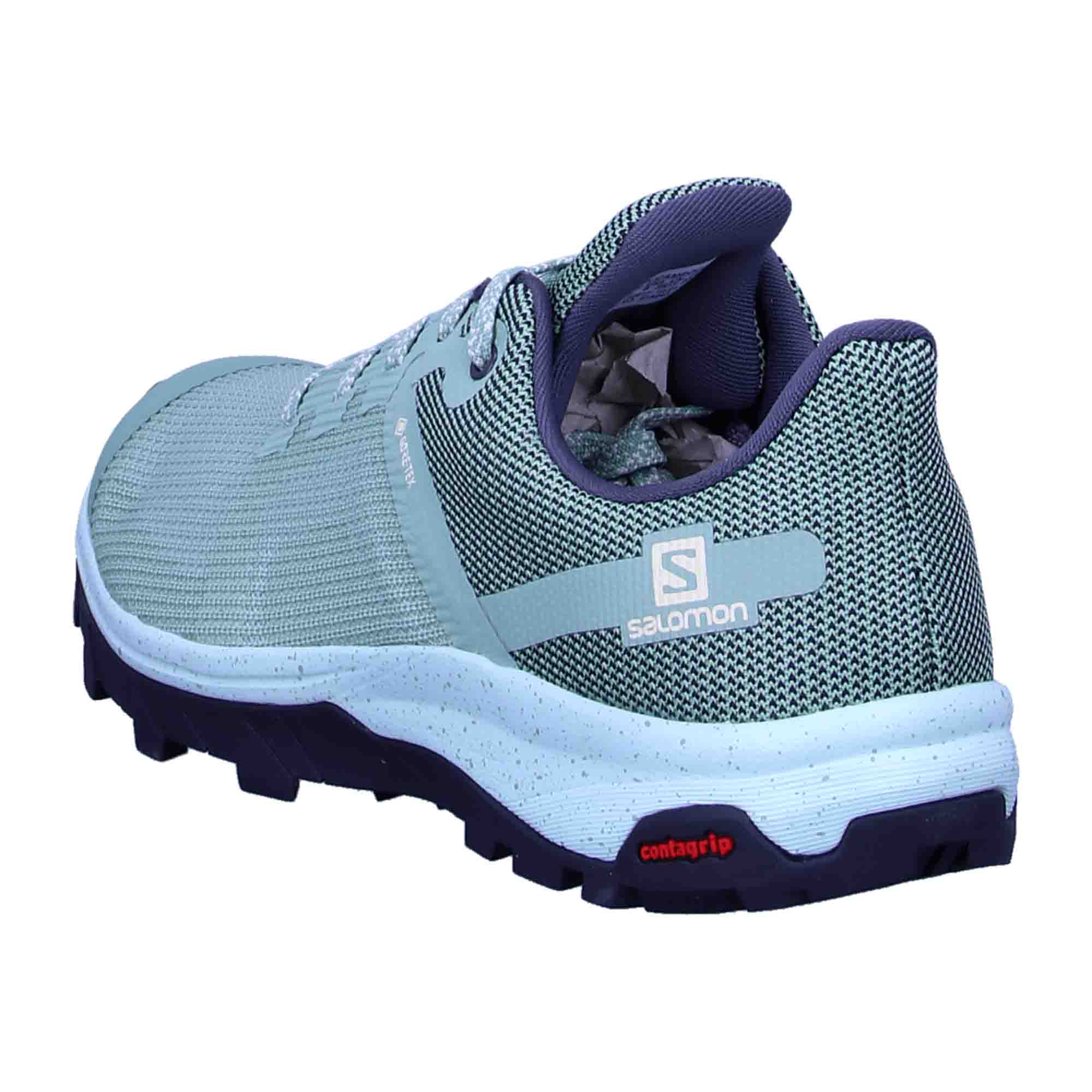 Salomon OUTline Prism GTX W Granite for women, turquoise, shoes