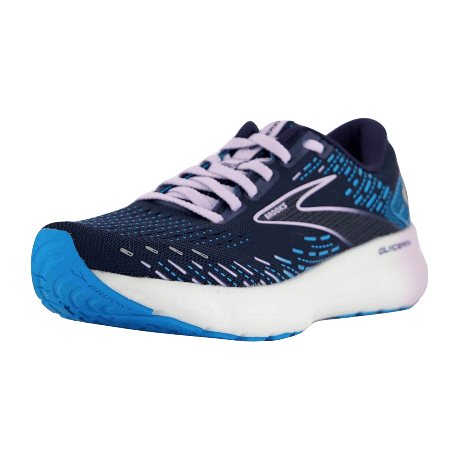 Brooks Glycerin 20 Women Blue Running Shoes Synthetic Textile
