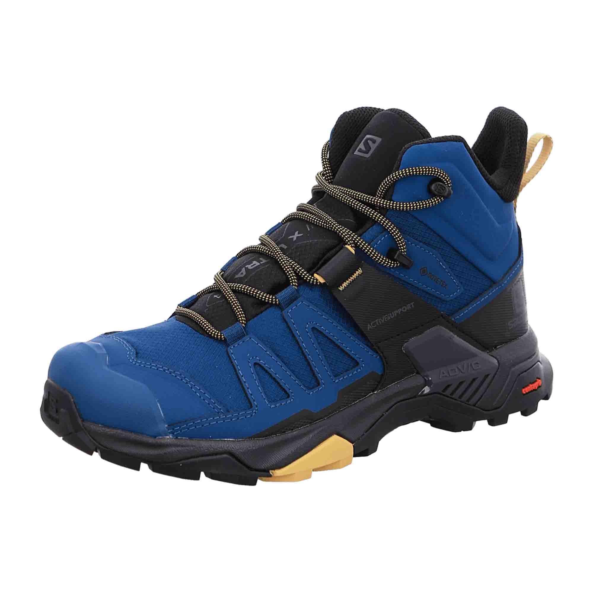 Salomon X Ultra 4 Mid GTX for men, blue, shoes