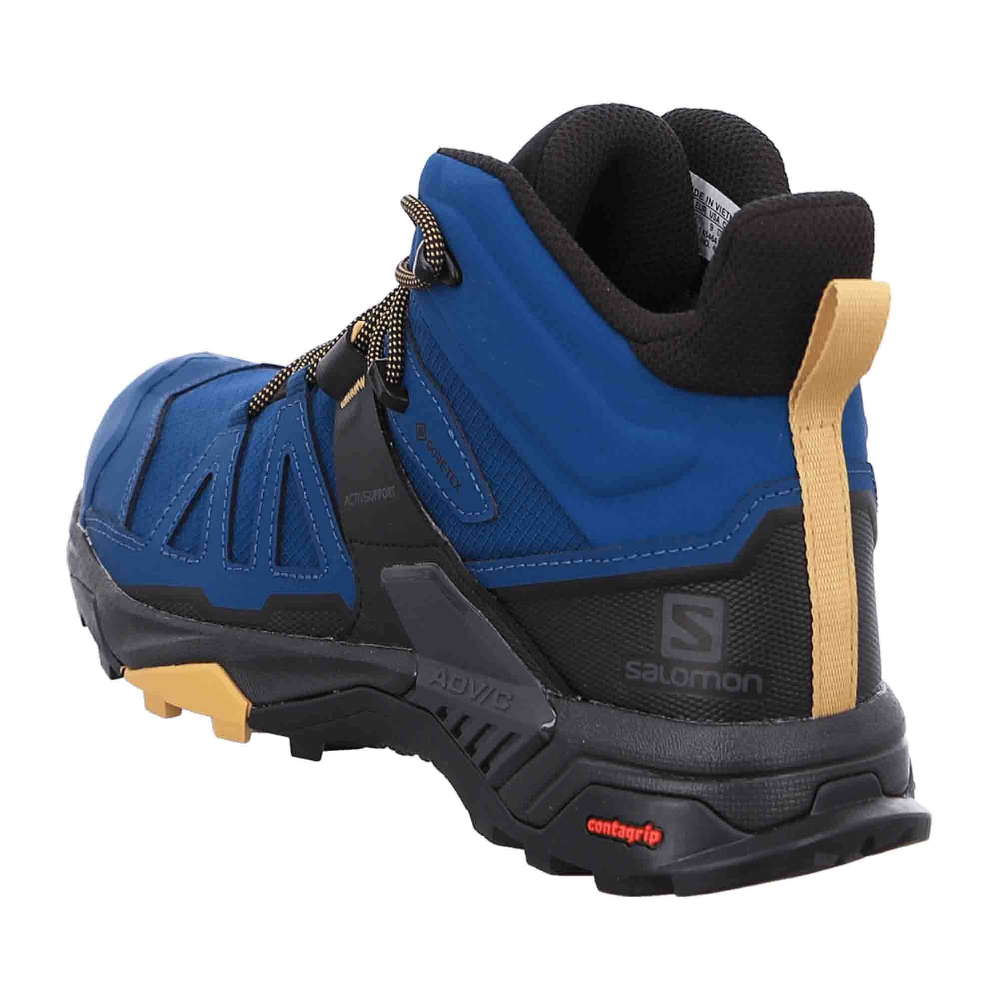 Salomon X Ultra 4 Mid GTX for men, blue, shoes