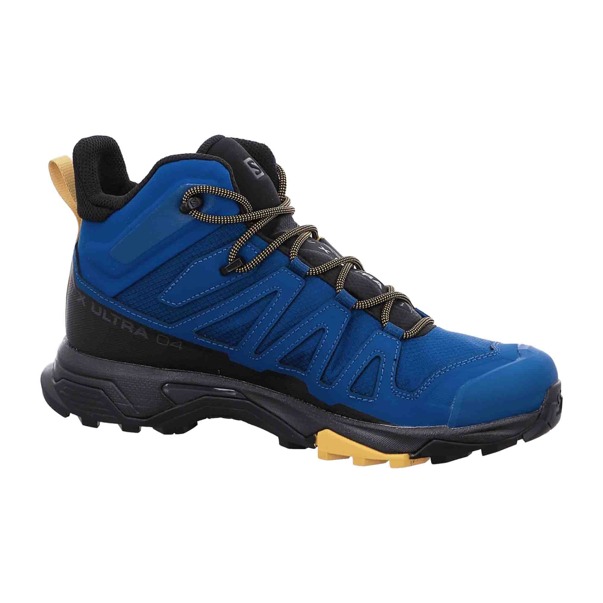 Salomon X Ultra 4 Mid GTX for men, blue, shoes