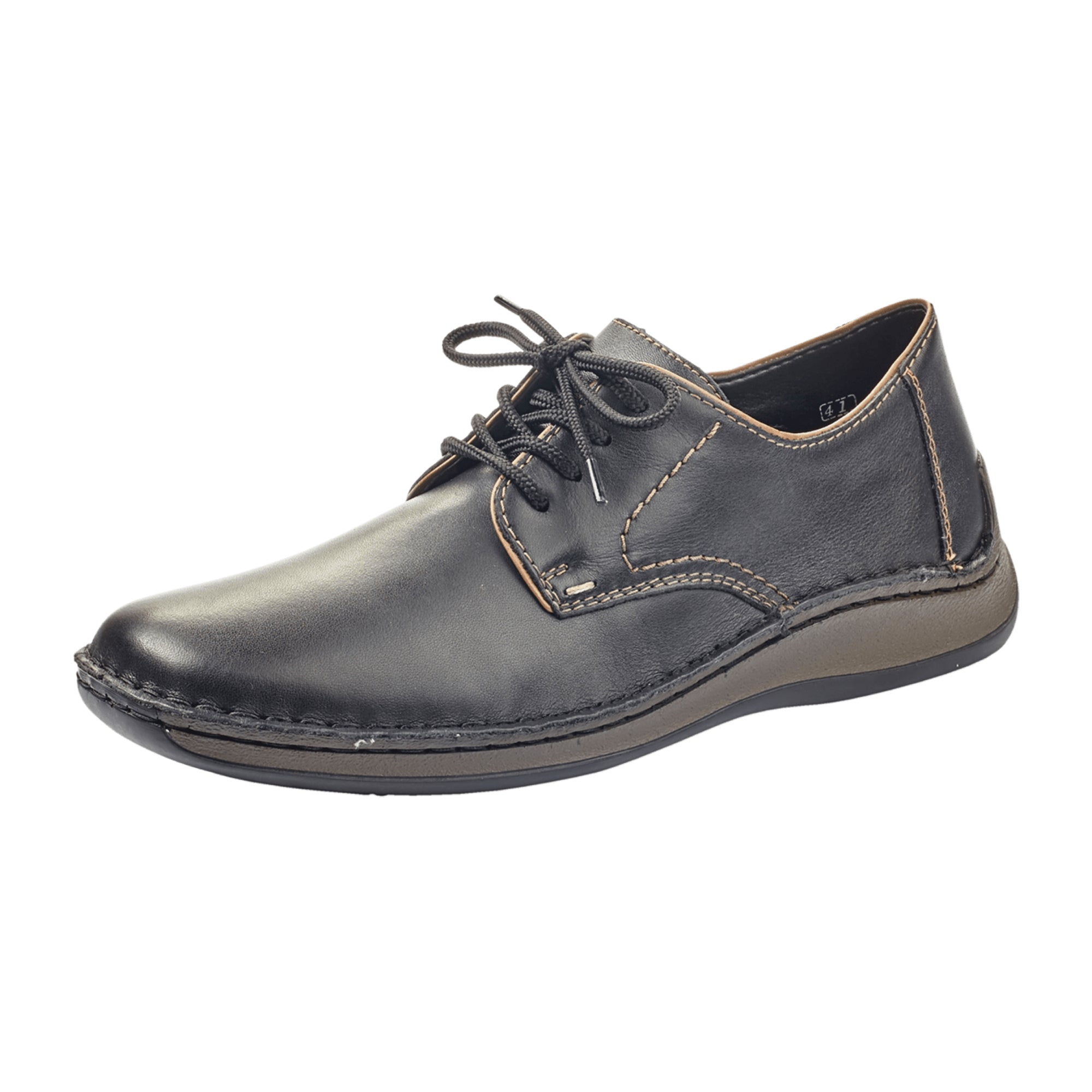 Rieker Classic Black Lace-Up Shoes for Men - Fast Shipping and Wide Selection