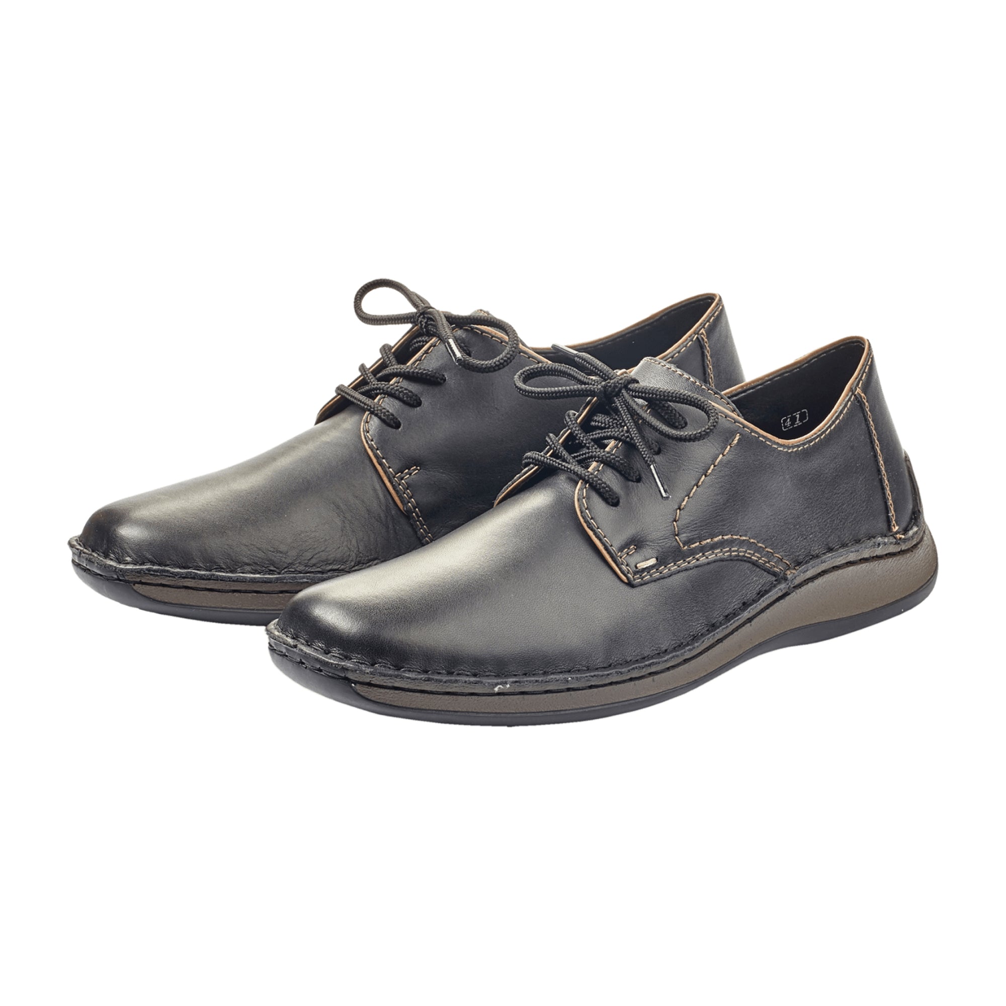 Rieker Classic Black Lace-Up Shoes for Men - Fast Shipping and Wide Selection