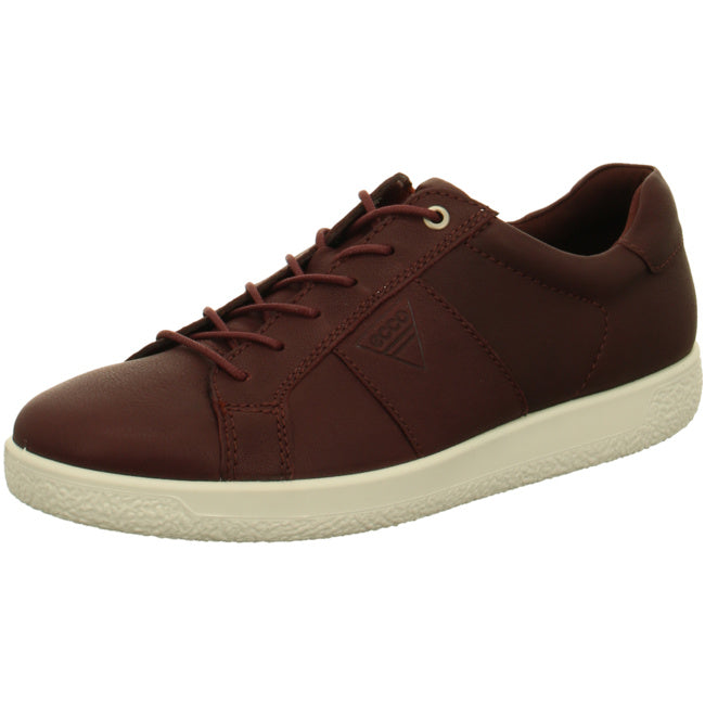 Ecco comfortable lace-up shoes for women red - Bartel-Shop