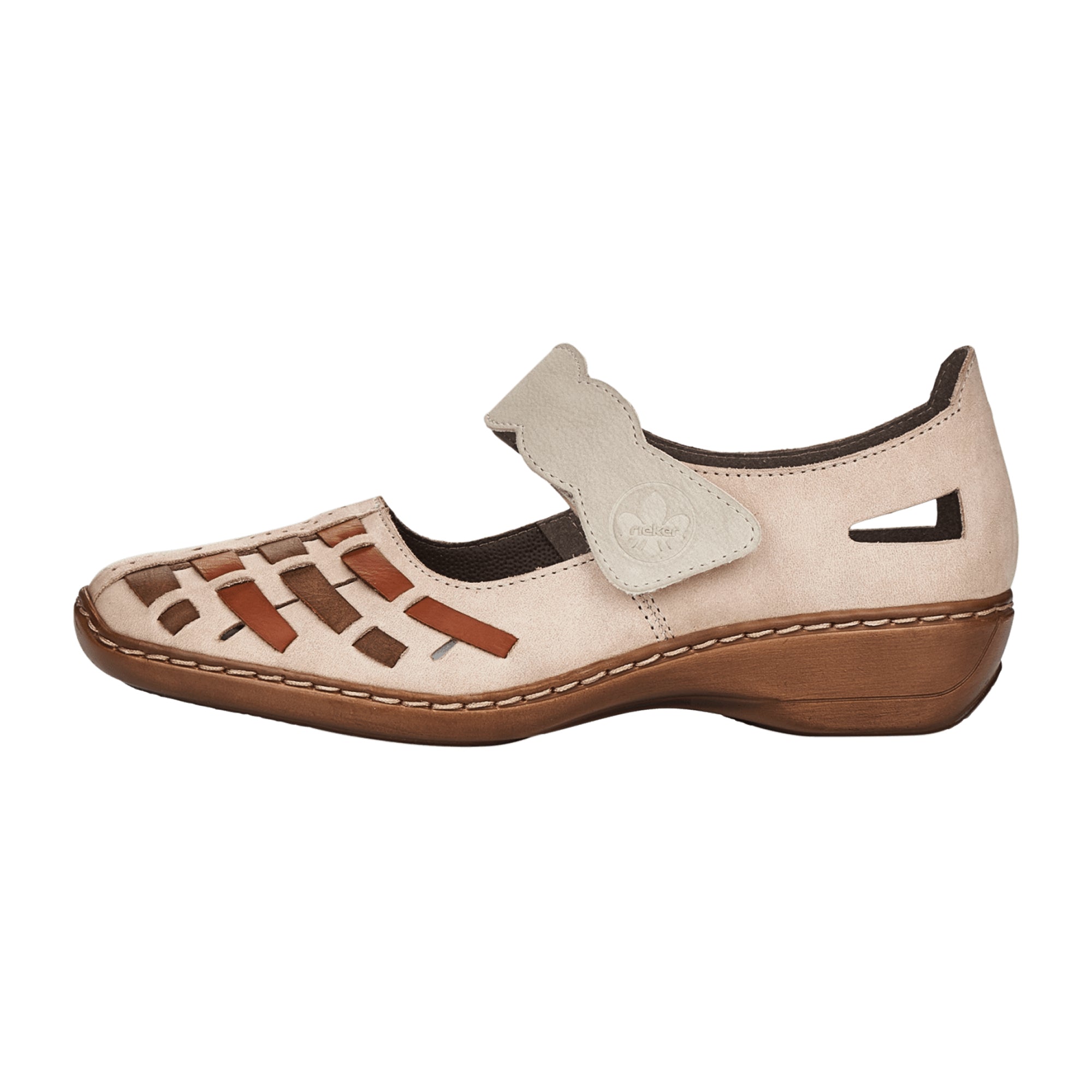 Rieker FSK Women's White Casual Shoes Stylish and Comfortable Design