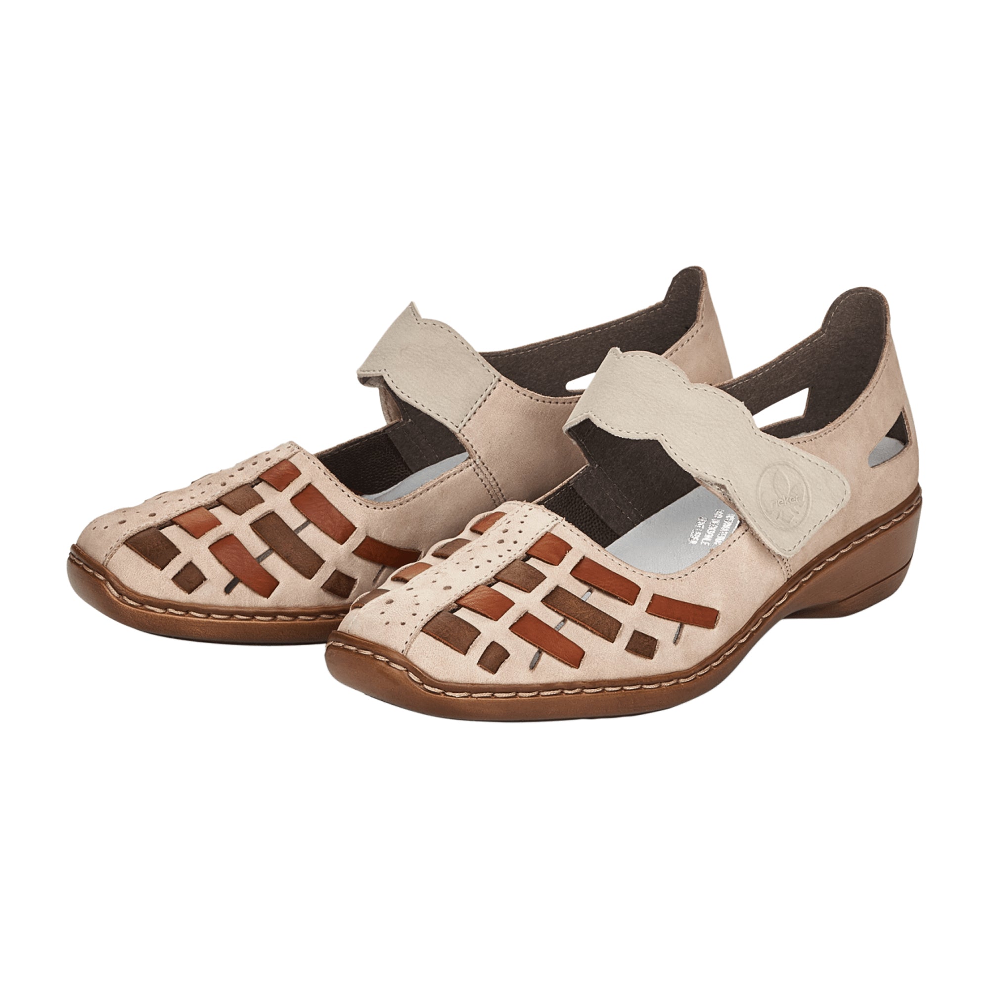Rieker FSK Women's White Casual Shoes Stylish and Comfortable Design