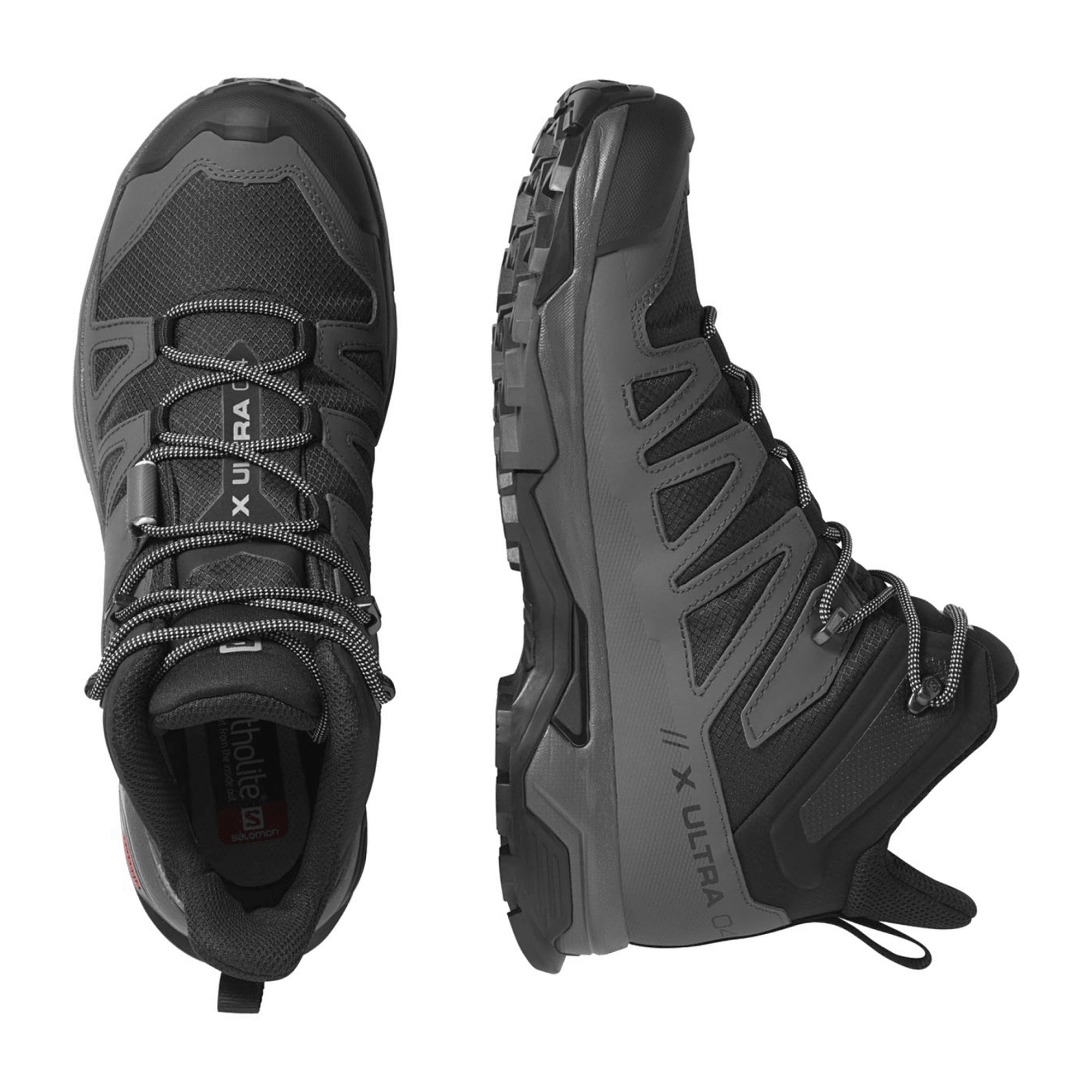 Salomon X ULTRA 4 MID GTX for men, black, shoes