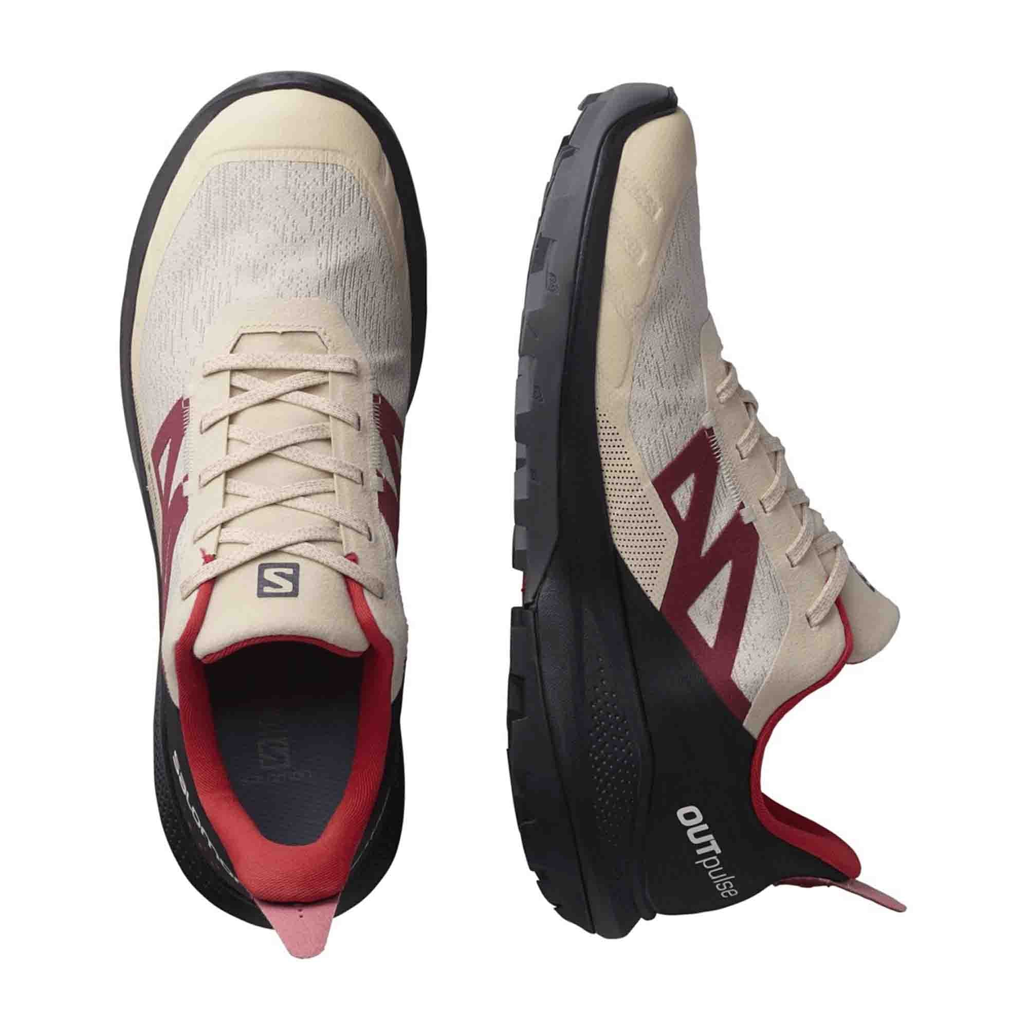 Salomon shoes OUTpulse GTX Bleached Sand/B for men, beige