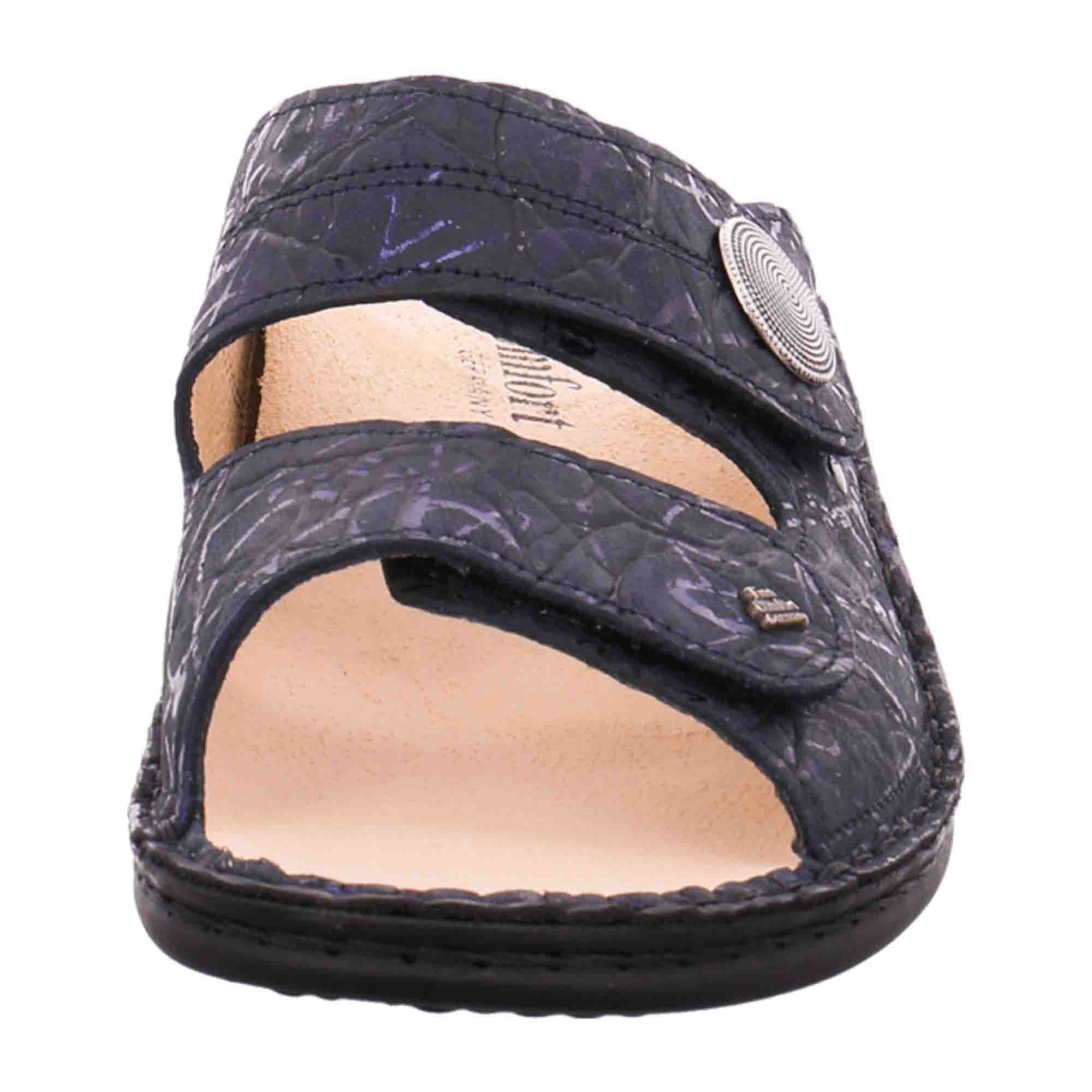 Finn Comfort Sansibar Women's Stylish Blue Sandals – Comfort and Durability