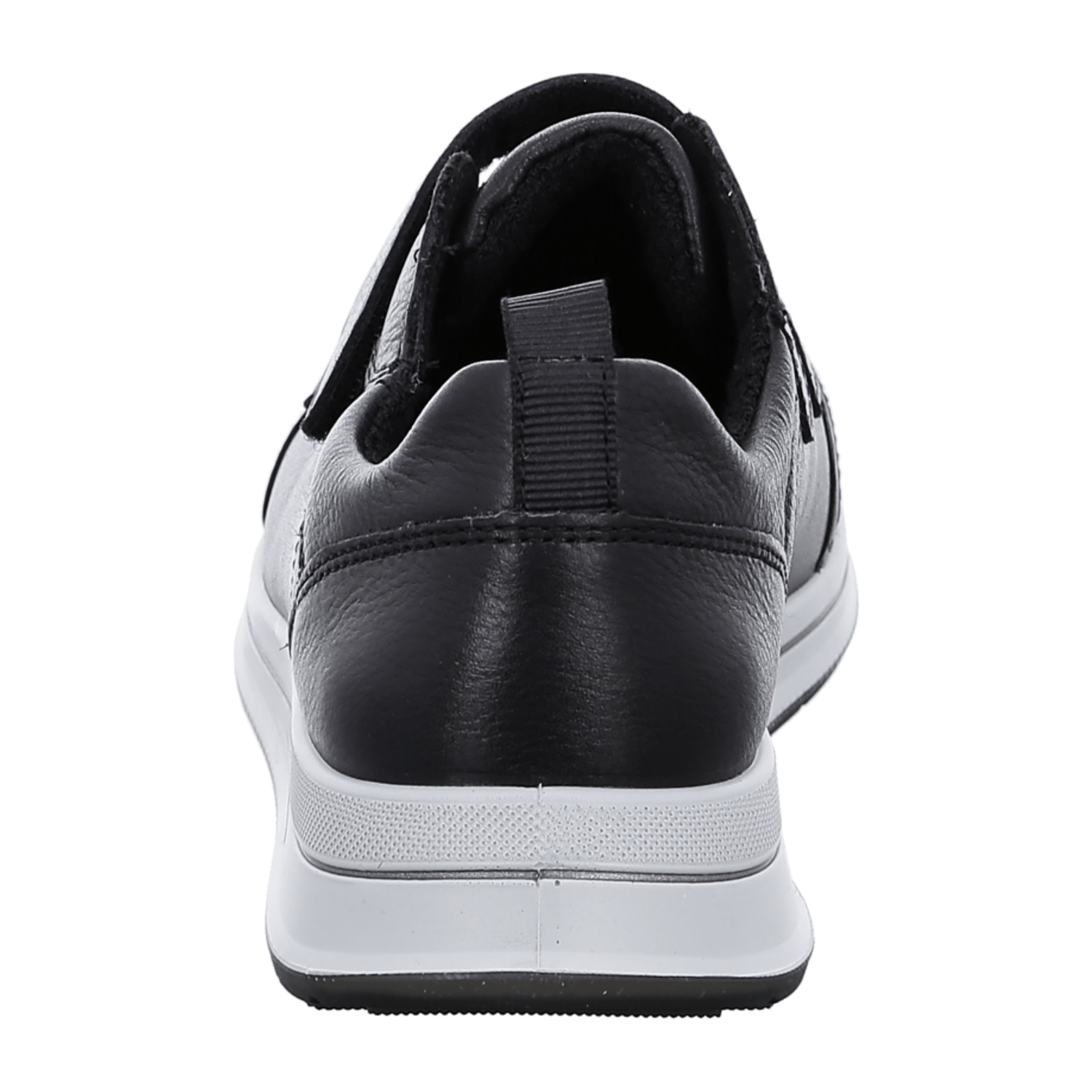 ARA Osaka Women's Sneakers in Black with Velcro Closure, Smooth Leather Upper and TPU Sole