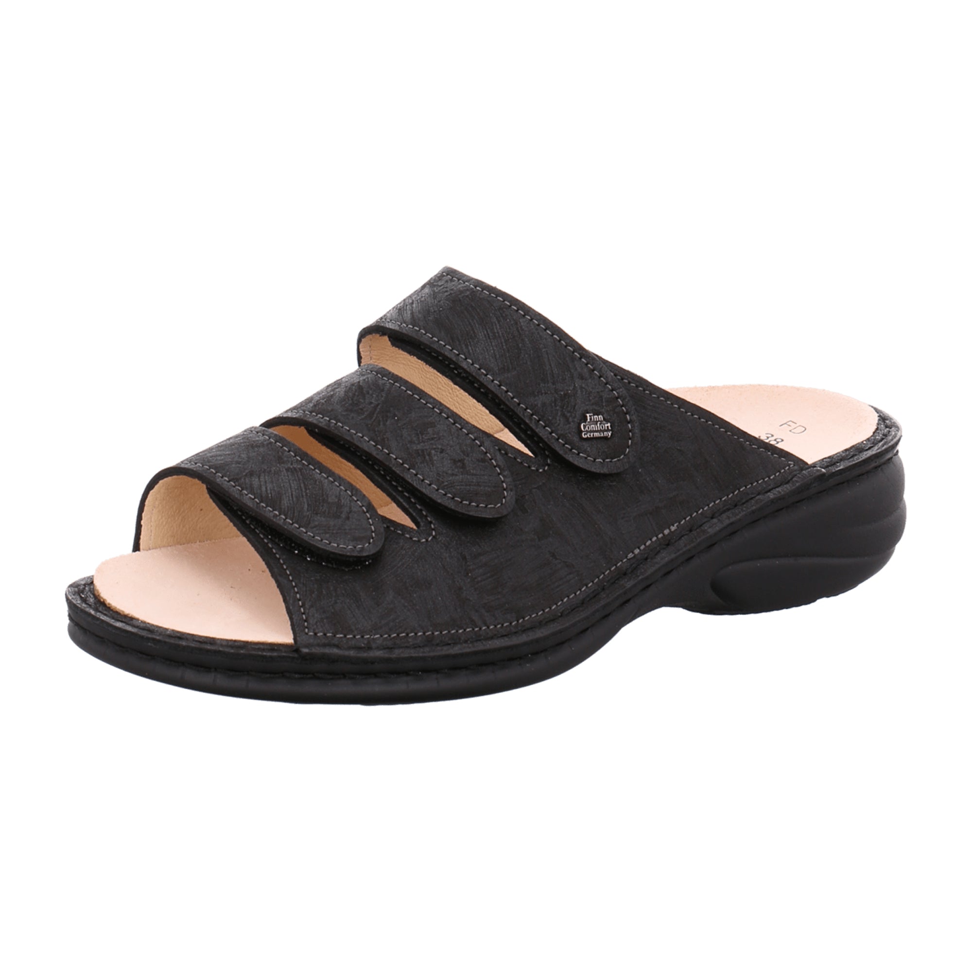 Finn Comfort Hellas Women's Comfort Shoes - Elegant Black Leather
