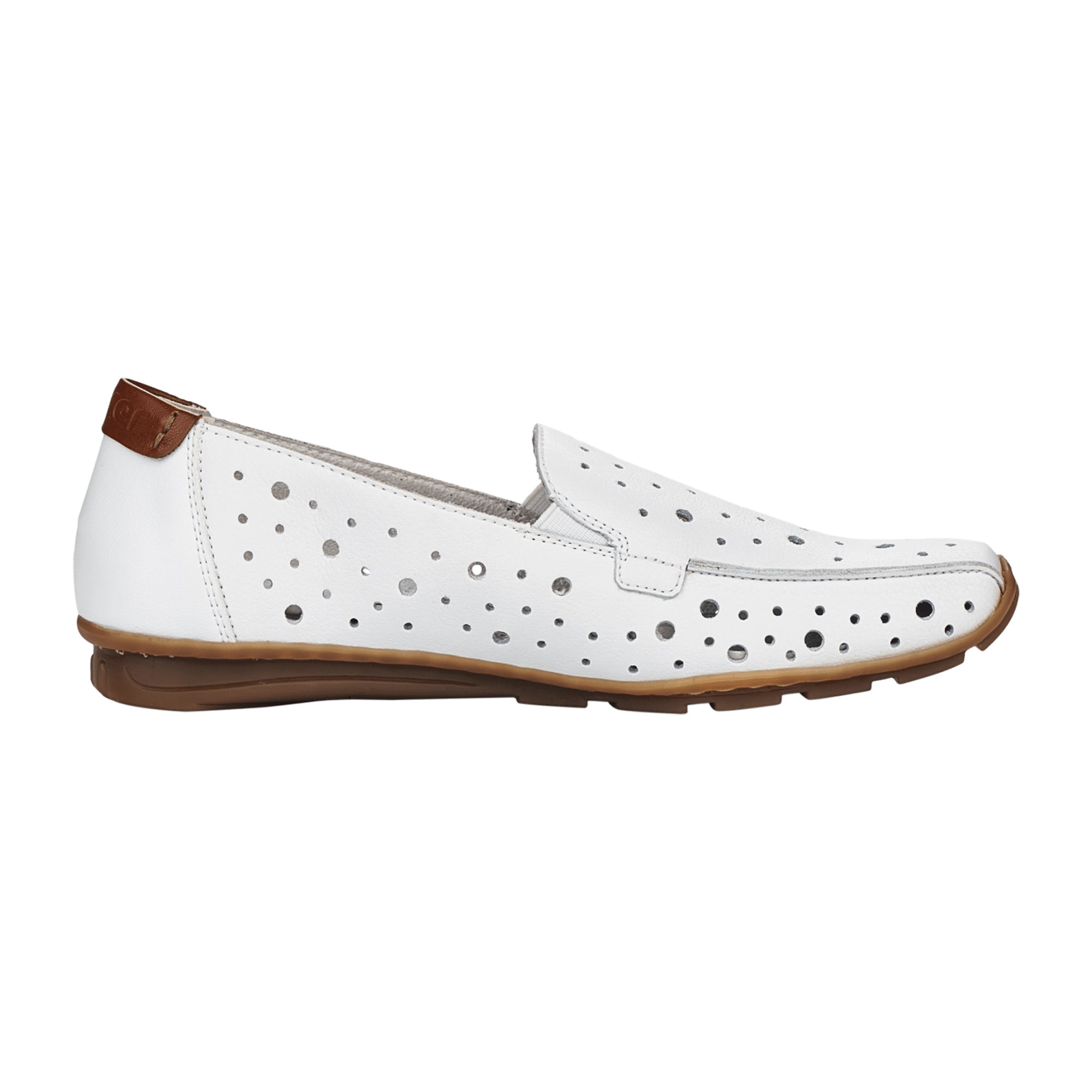 Rieker Comfortable White Slippers for Women Stylish and Versatile Footwear