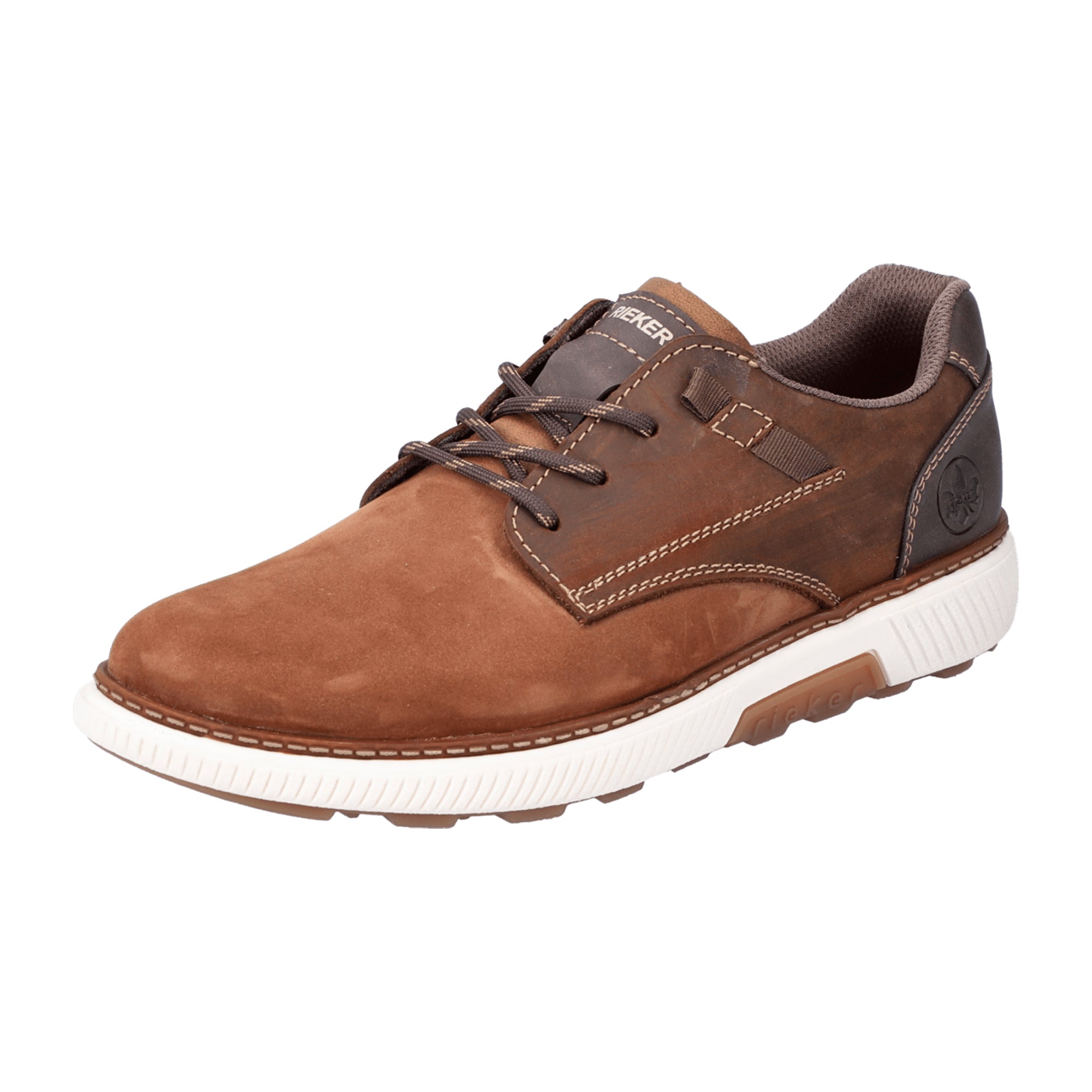 Rieker Men's Brown Casual Sneakers Comfortable Lightweight with Soft Insole