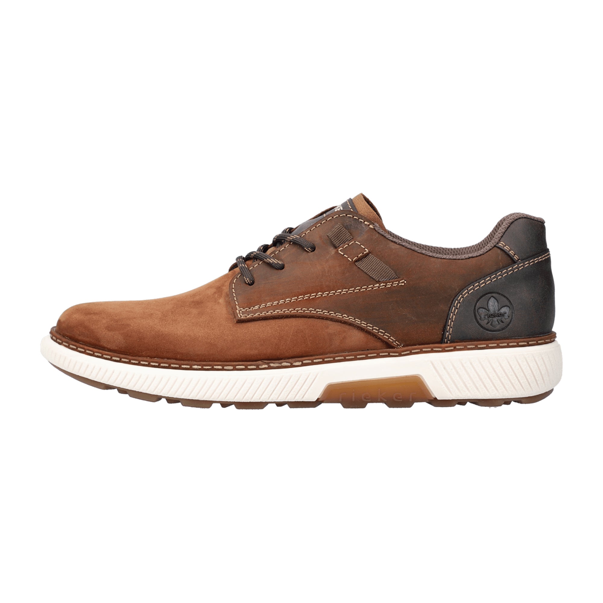 Rieker Men's Brown Casual Sneakers Comfortable Lightweight with Soft Insole
