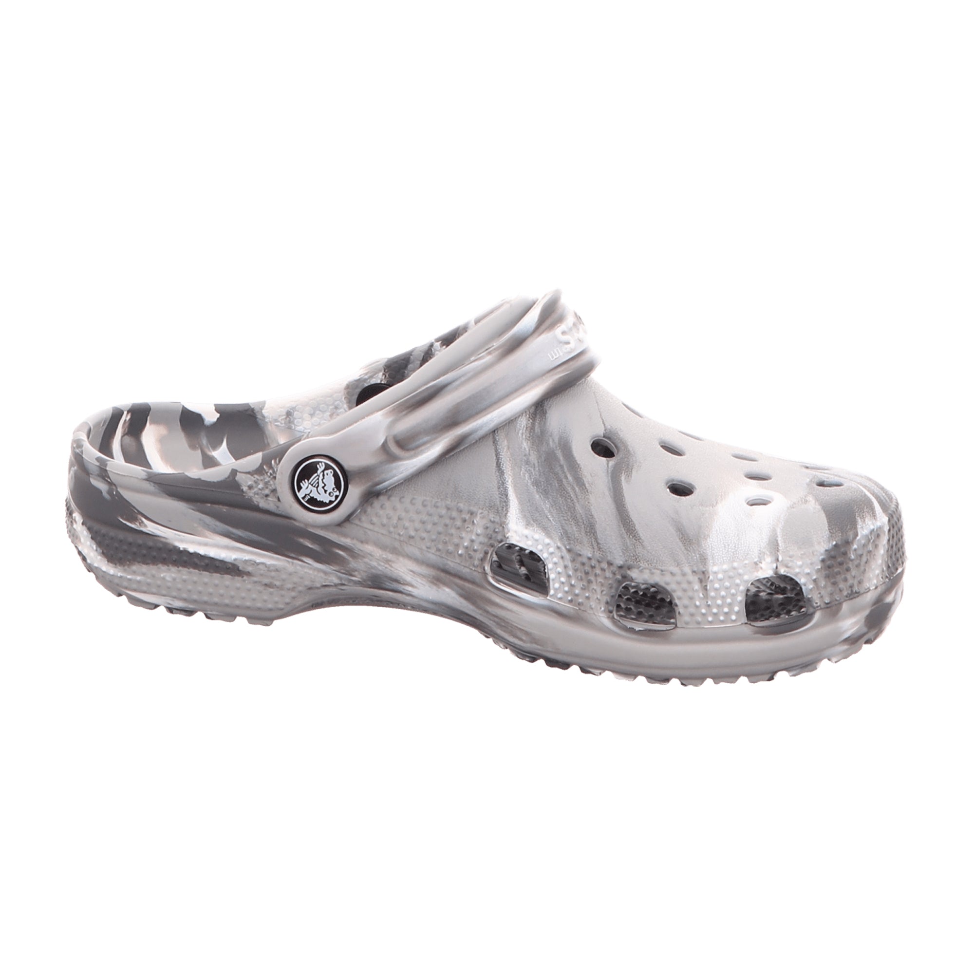 CROCS CLASSIC Marbled Clogs for Women in Grey - Stylish & Comfortable