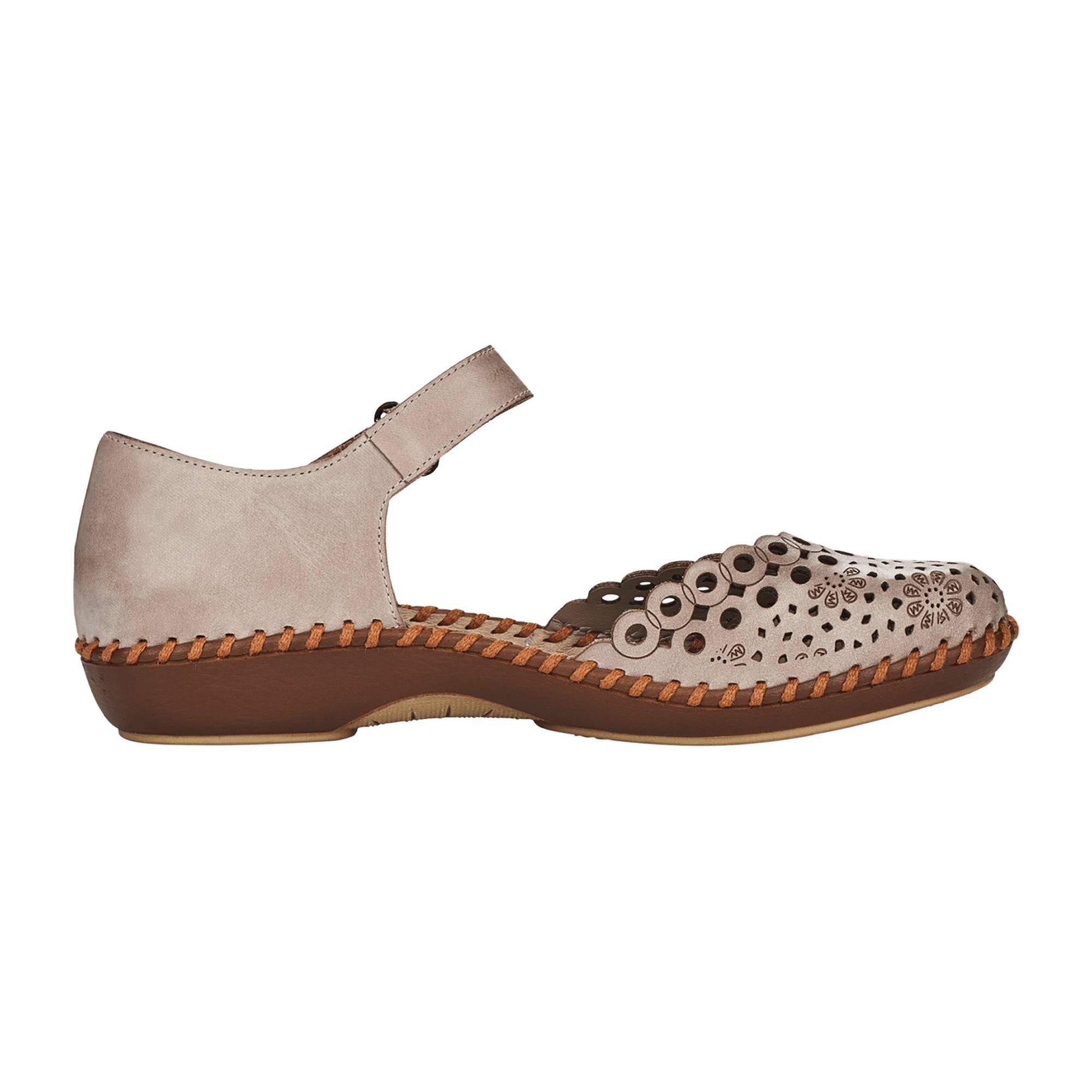 Rieker FSK Beige Women's Casual Shoes Stylish Comfort Footwear