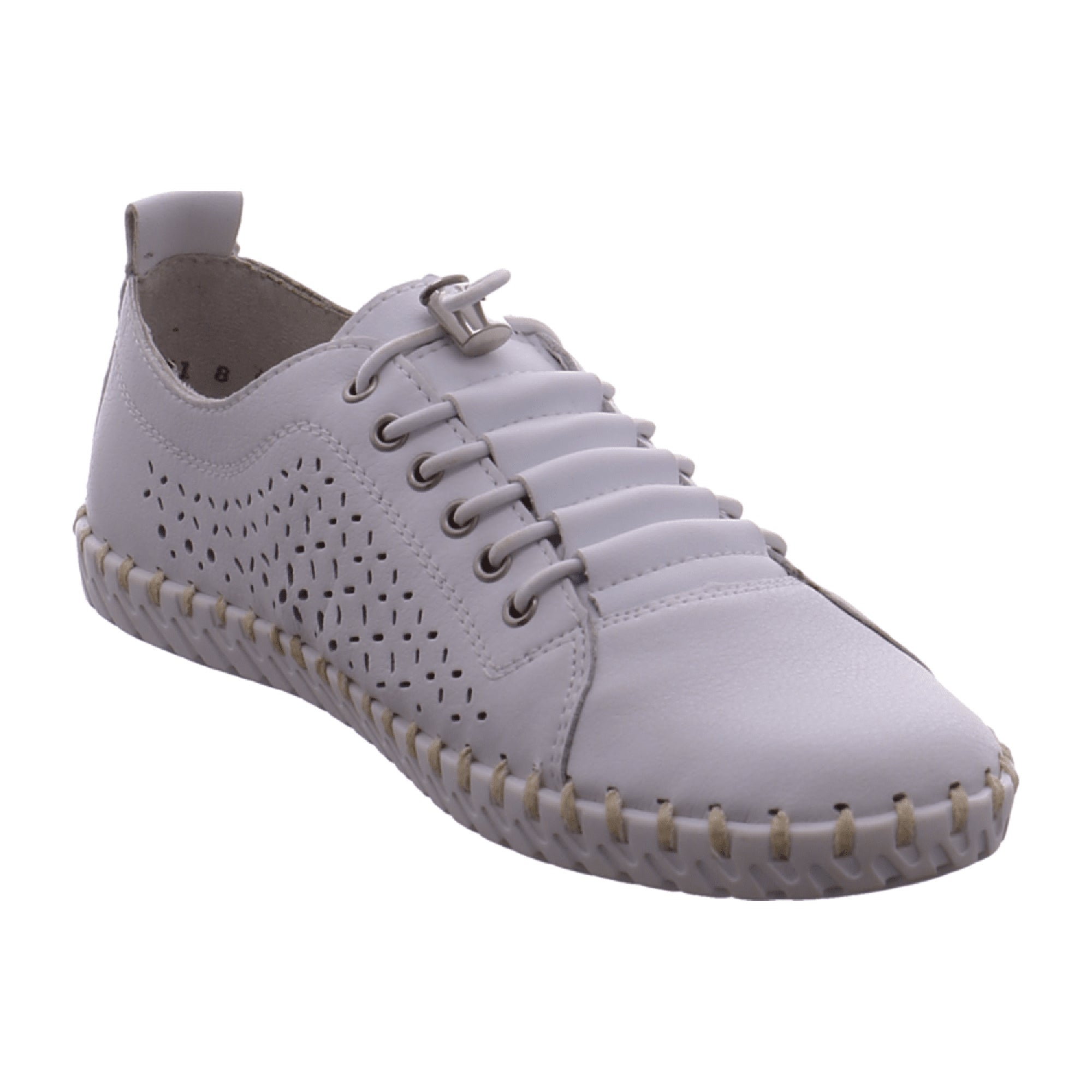 Rieker Comfortable Lace Up Shoes for Women in White Color
