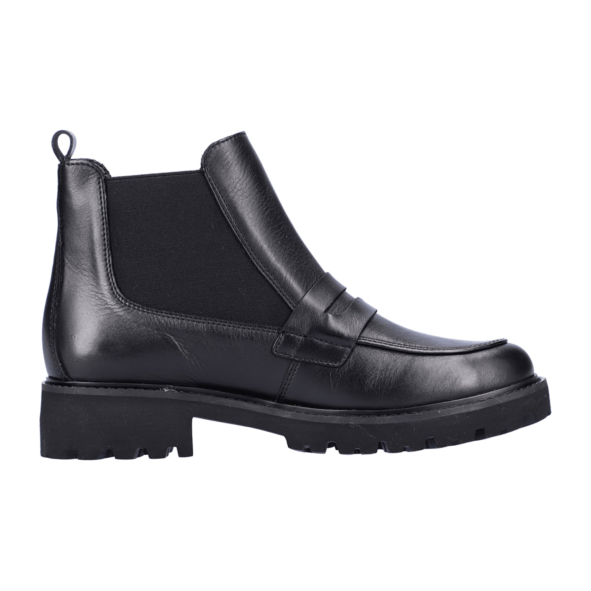 Remonte Women's Black Chelsea Boots with EVA Sole and Warm Lining