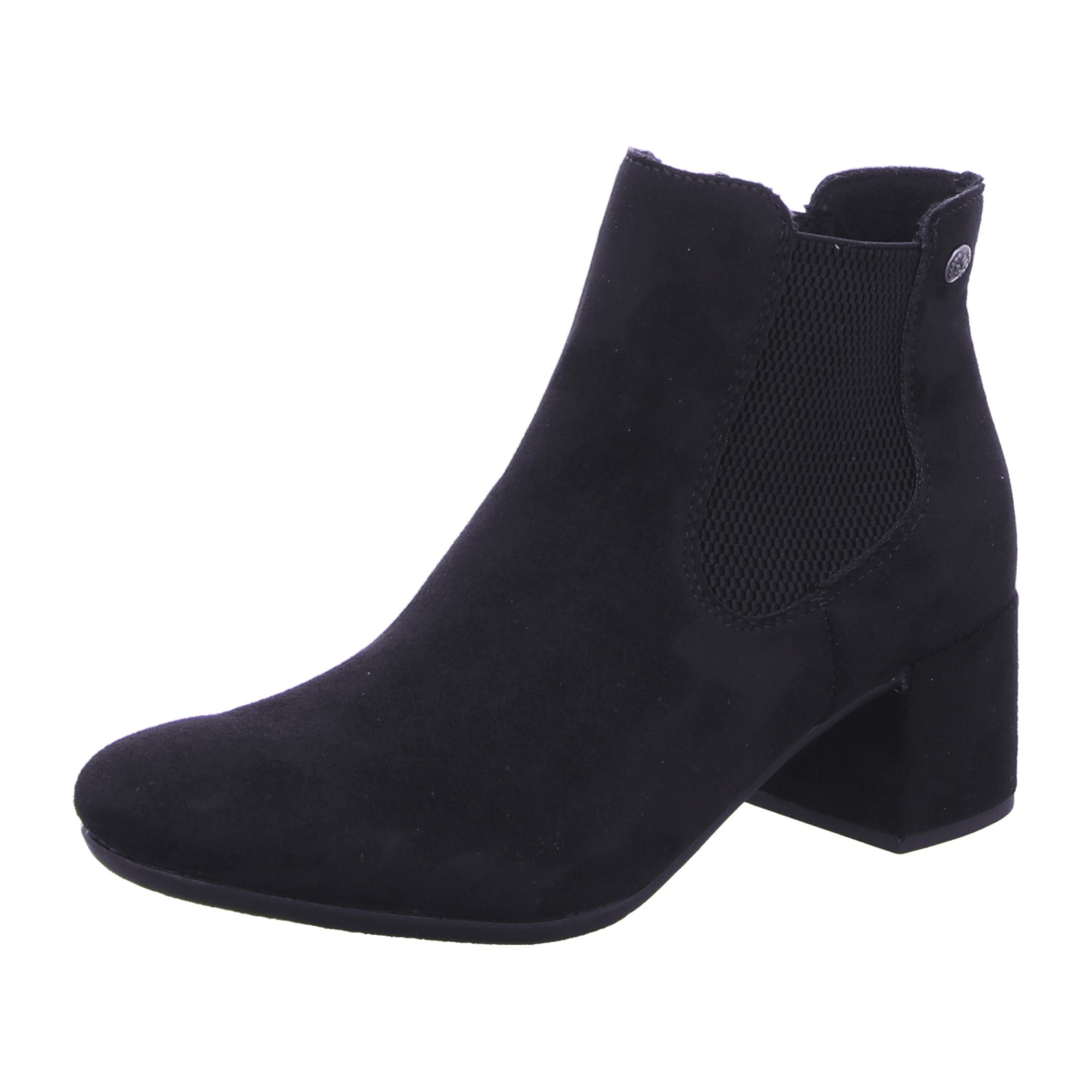 Rieker Women's Black Ankle Boots Comfortable Modern Design Shock Absorbing Sole