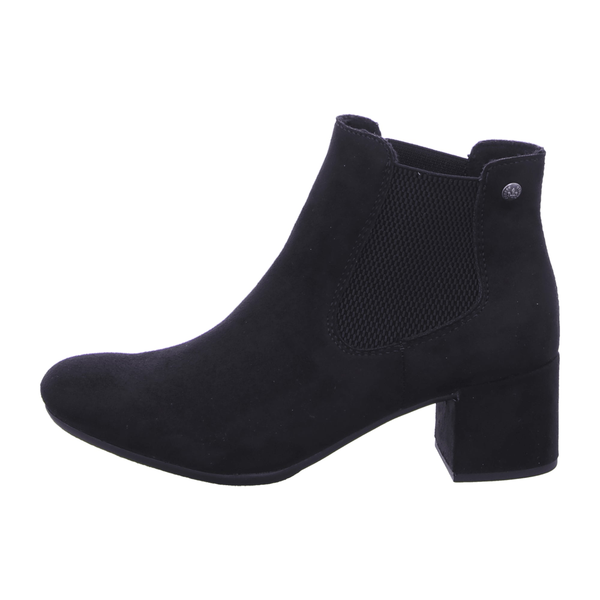 Rieker Women's Black Ankle Boots Comfortable Modern Design Shock Absorbing Sole