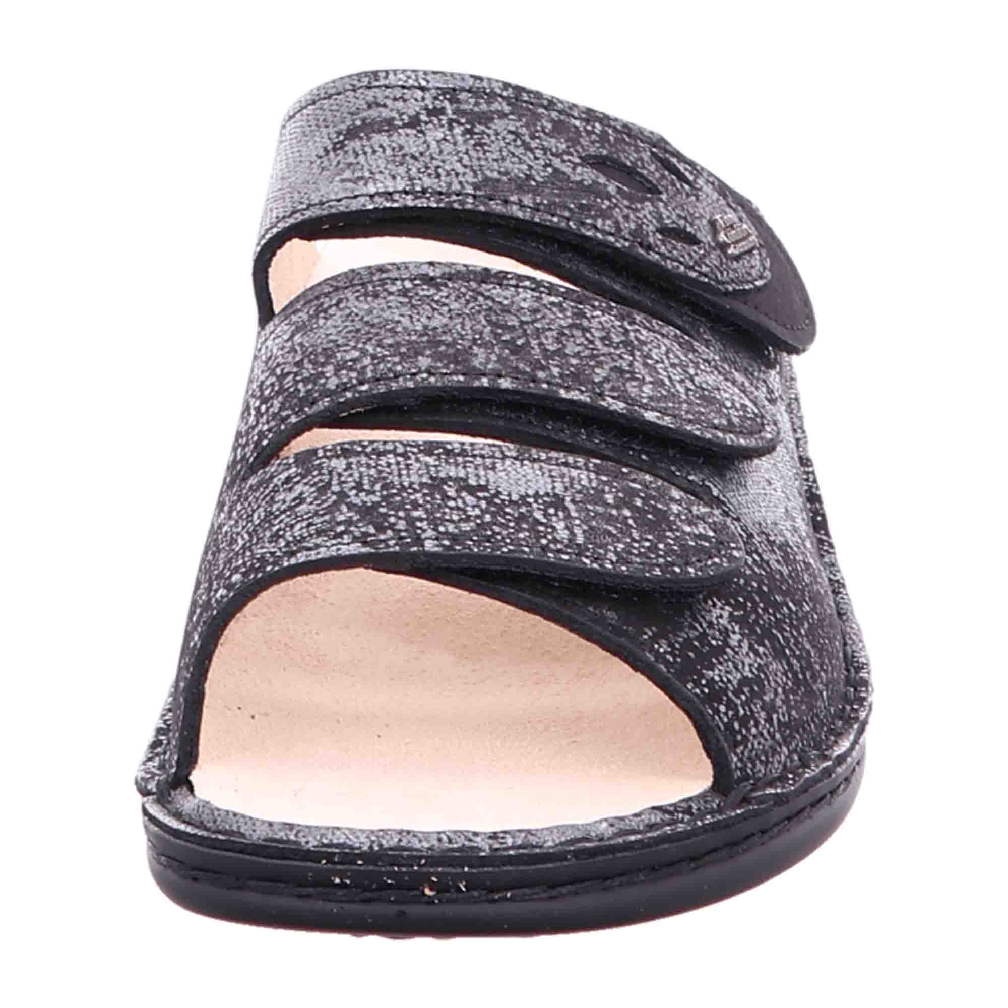 Finn Comfort Women's Comfortable Black Slide Sandals - Elegant & Durable