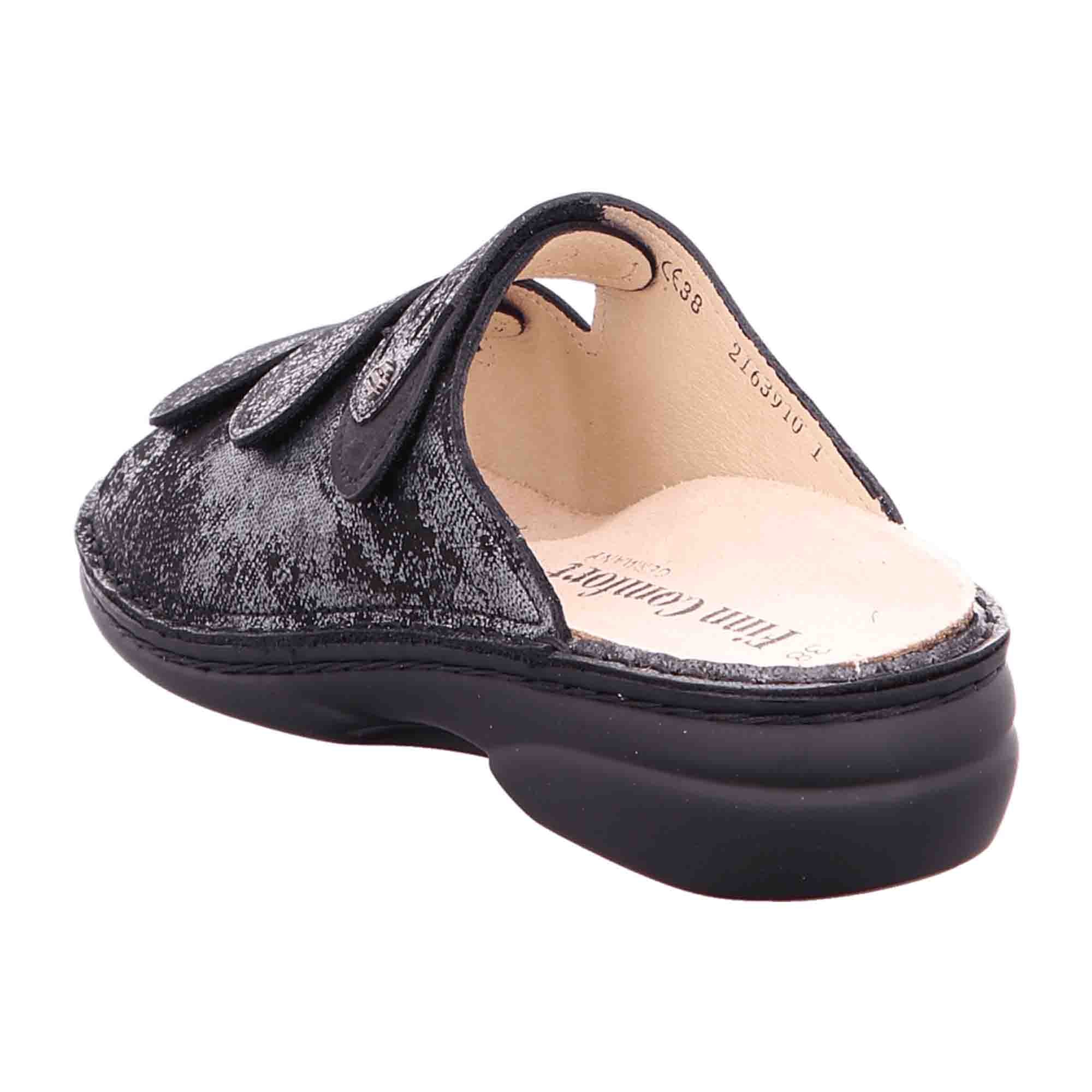 Finn Comfort Women's Comfortable Black Slide Sandals - Elegant & Durable