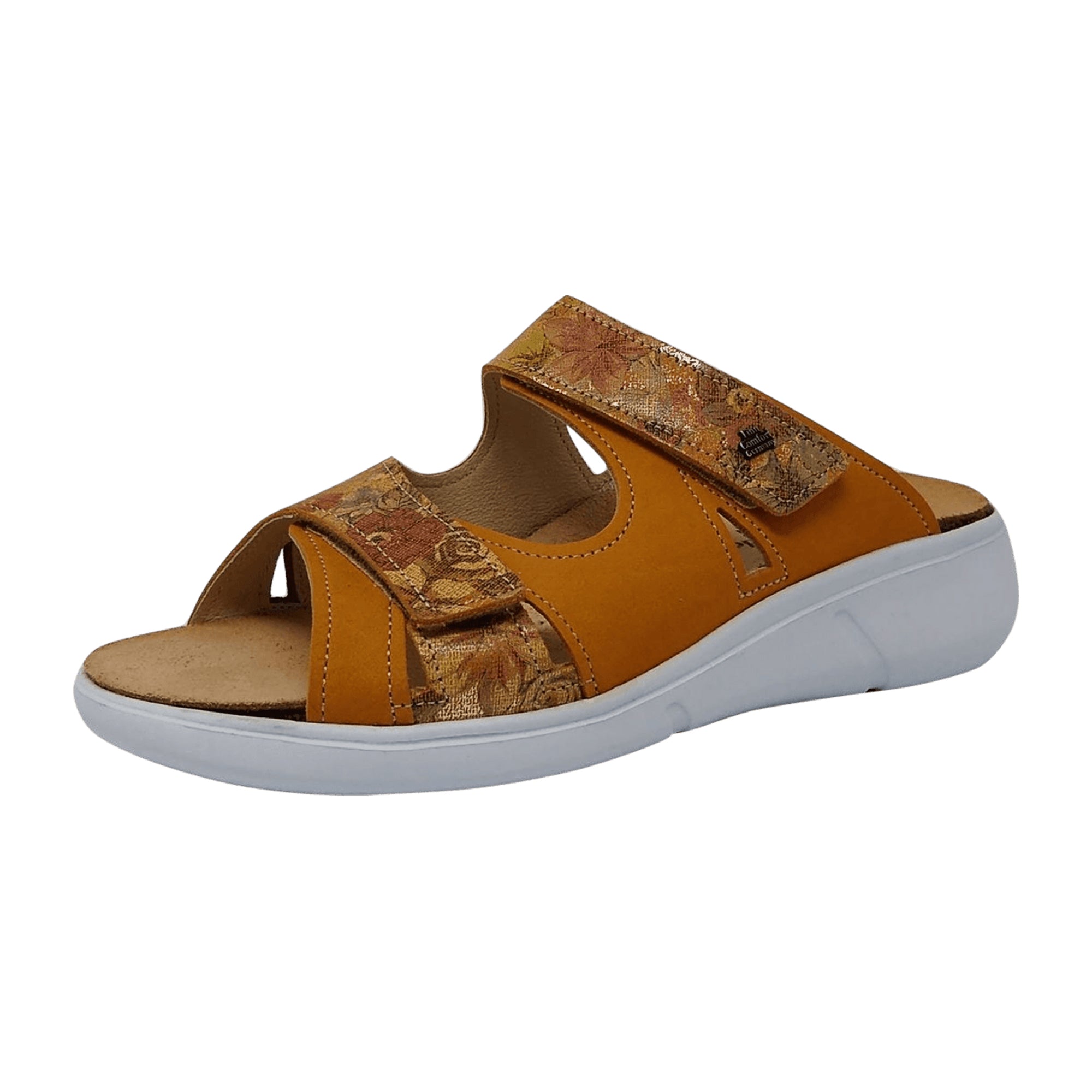 Finn Comfort Palau Sun Women's Comfortable Sandals, Vibrant Orange