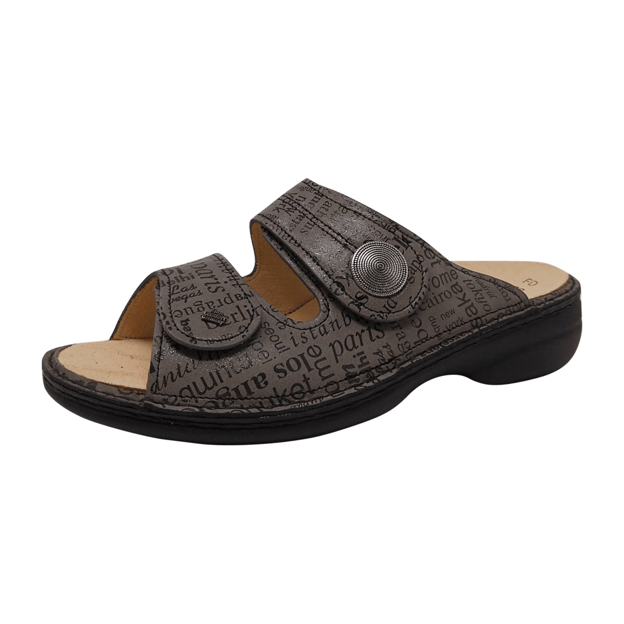 Finn Comfort Sansibar Women's Comfort Sandals - Stylish Grey